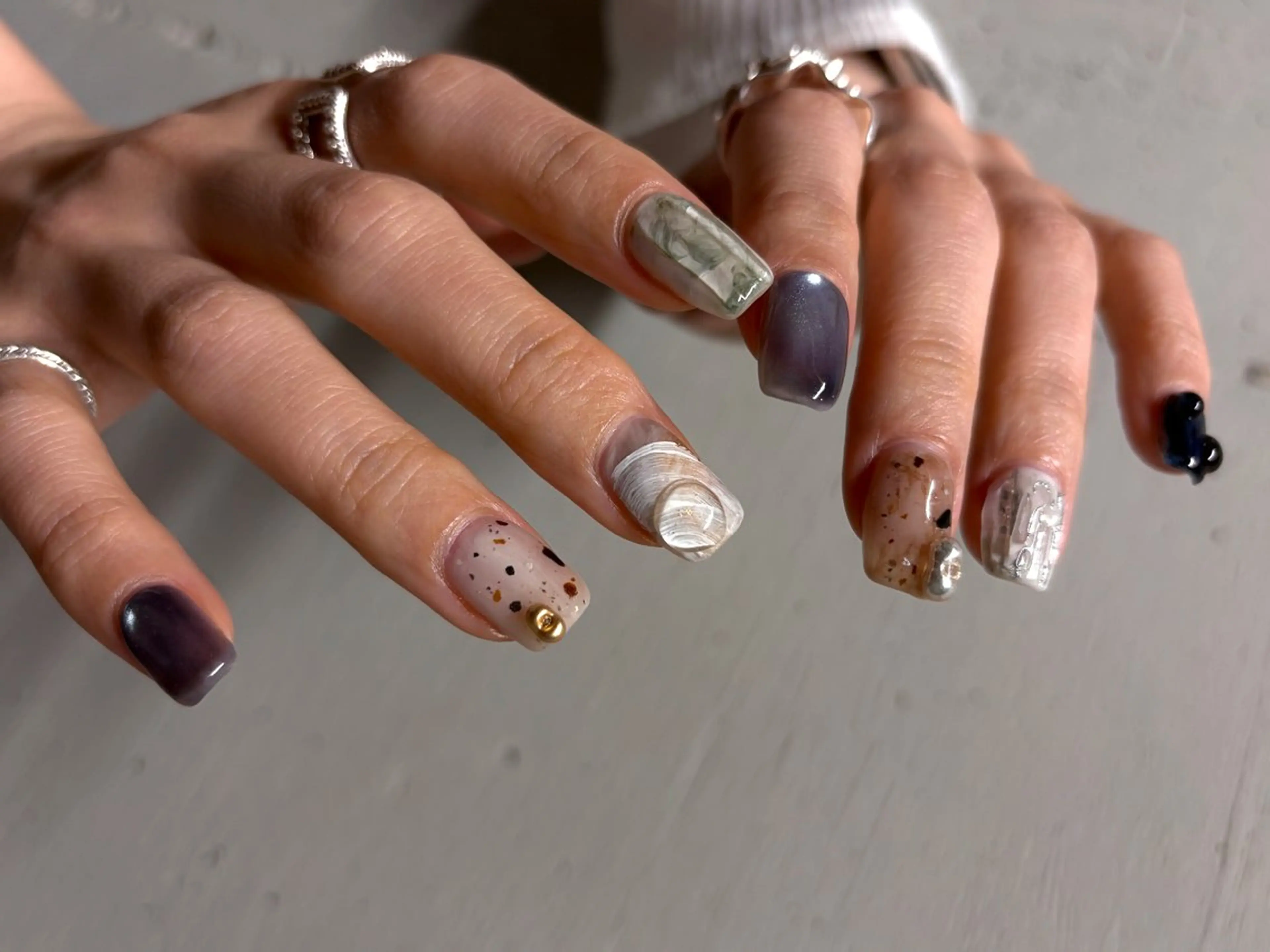 ネイル ハンドネイル 亀戸8 HACHI スタッフのネイルデザイン