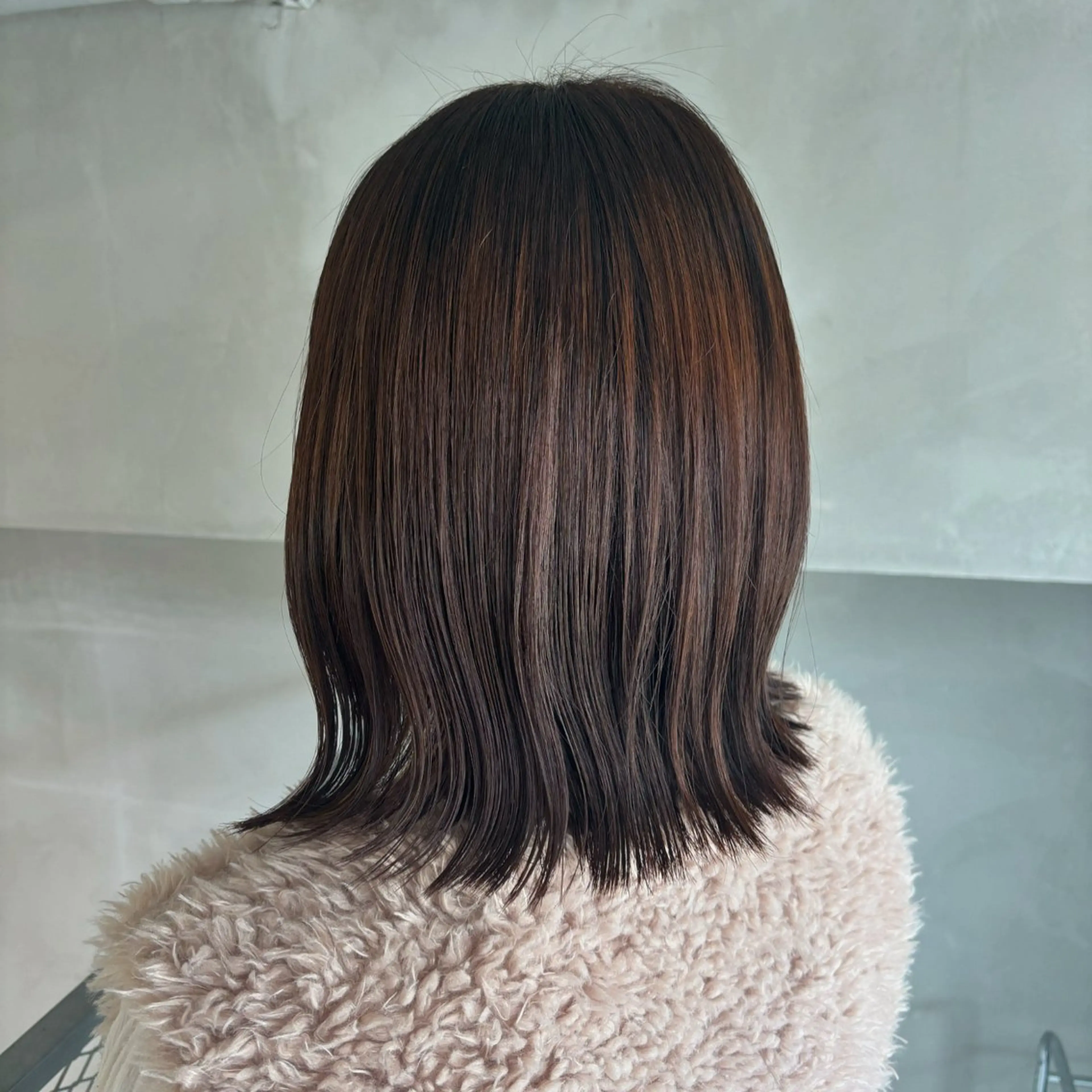 カラー ブラウンカラー カット ヘアカラー 🧸ミルクティー／ 顔周りレイヤー/ミクのヘアスタイル