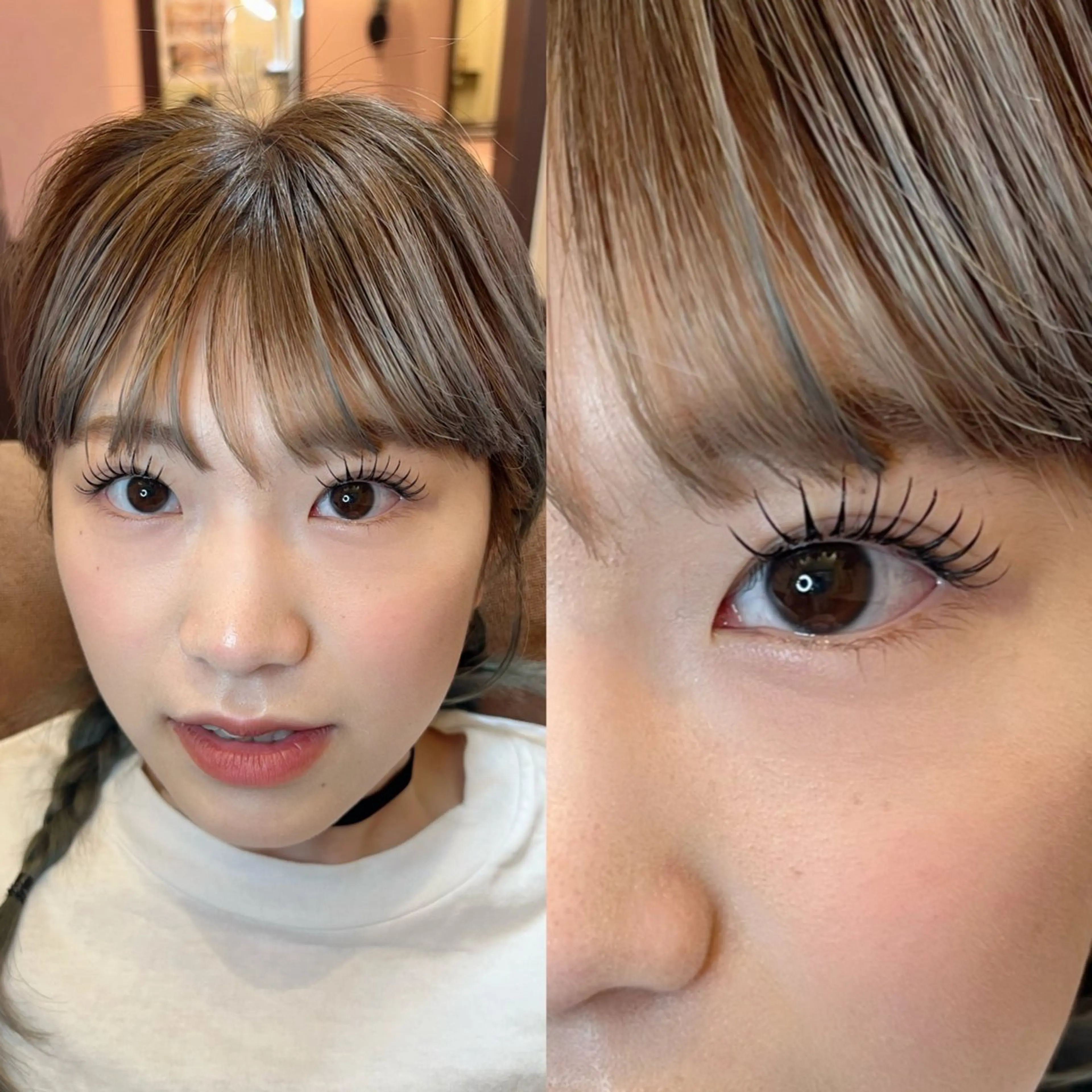 最新のLEDエクステで&healthy エスクテ120本(エクステ+パーマ)オフ込みの写真