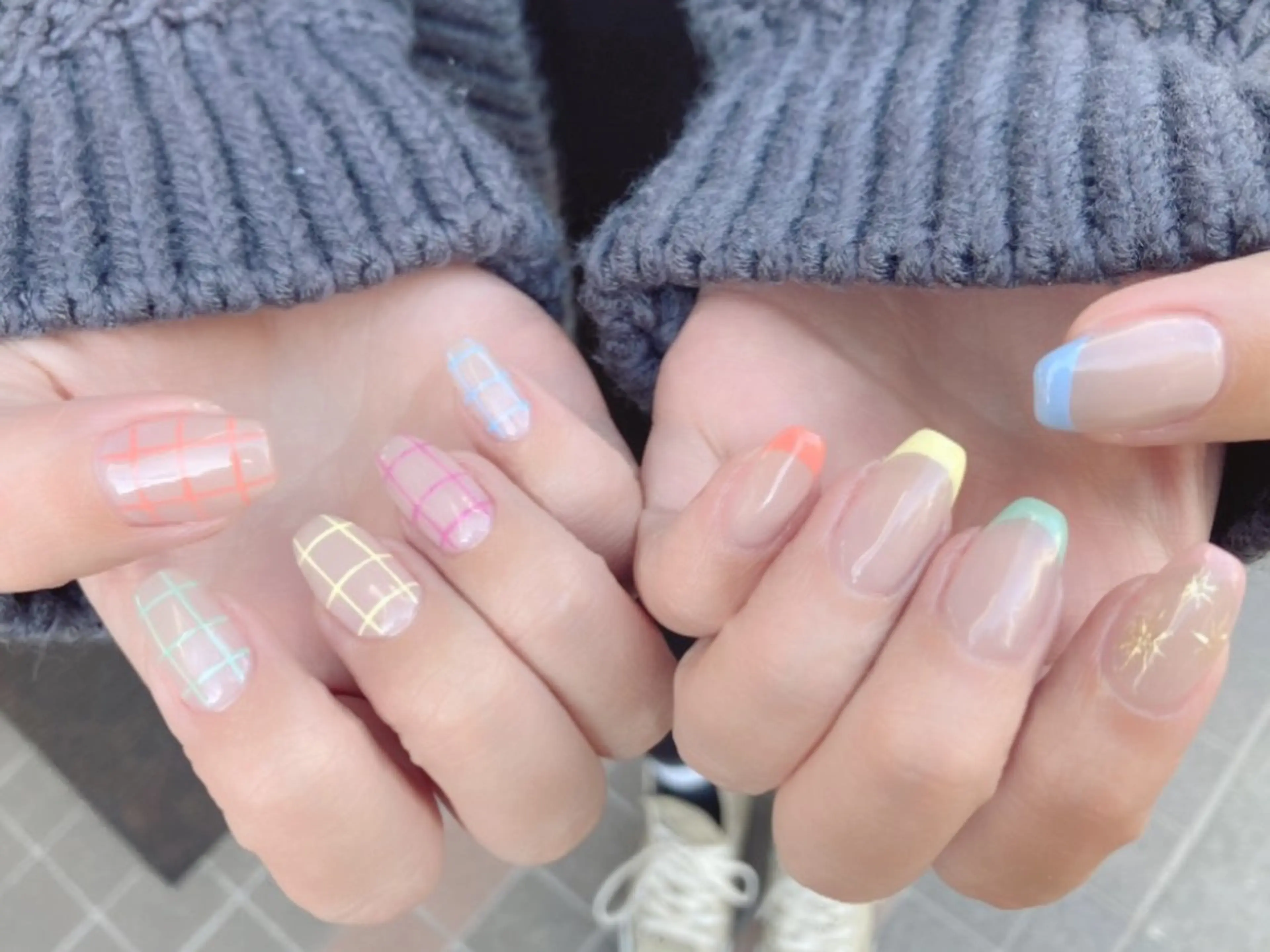 ネイル パステルネイル Plaisir プレジールのネイルデザイン