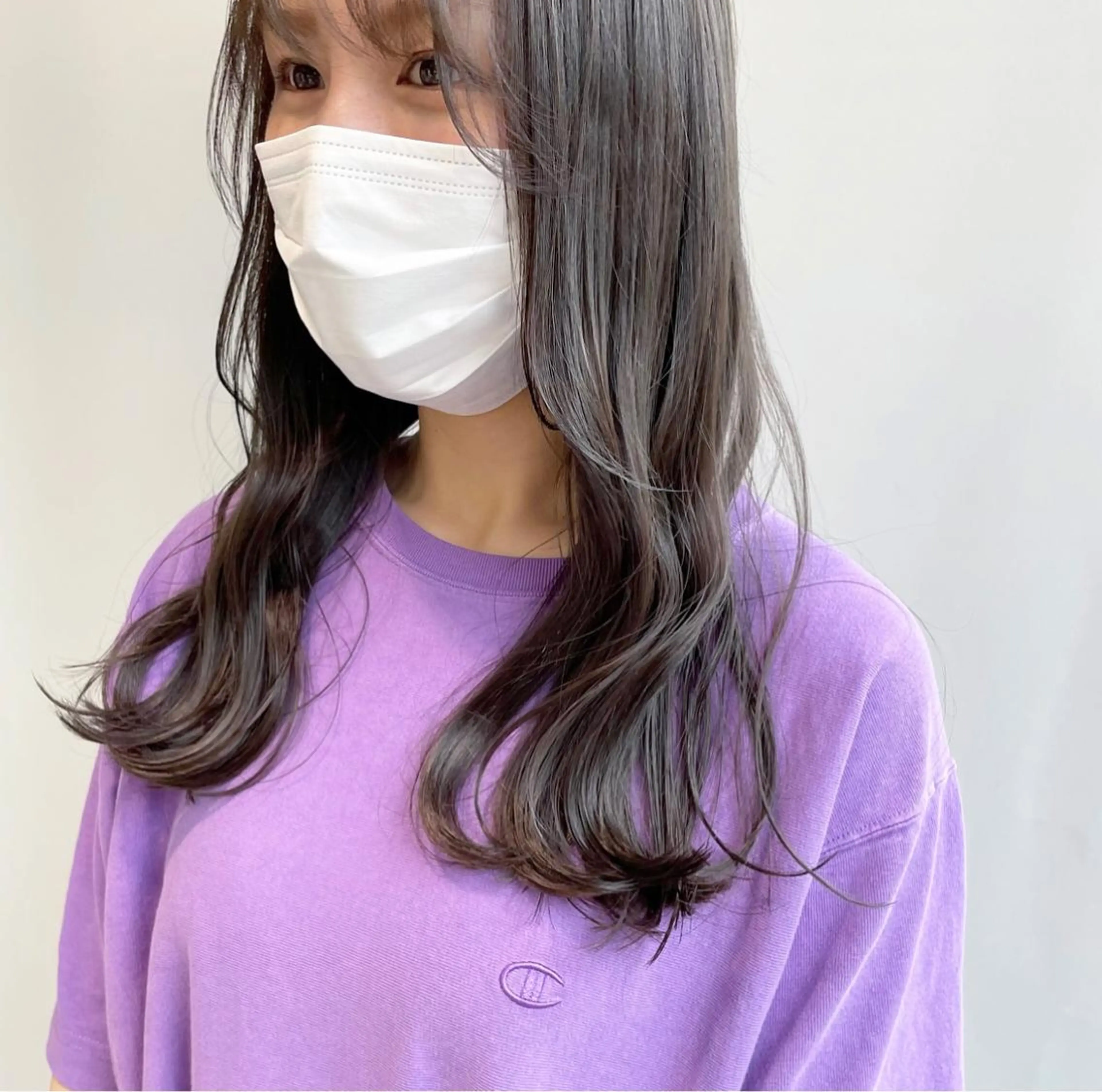 ロング カラー カット トリートメント 山口 莉奈のヘアスタイル