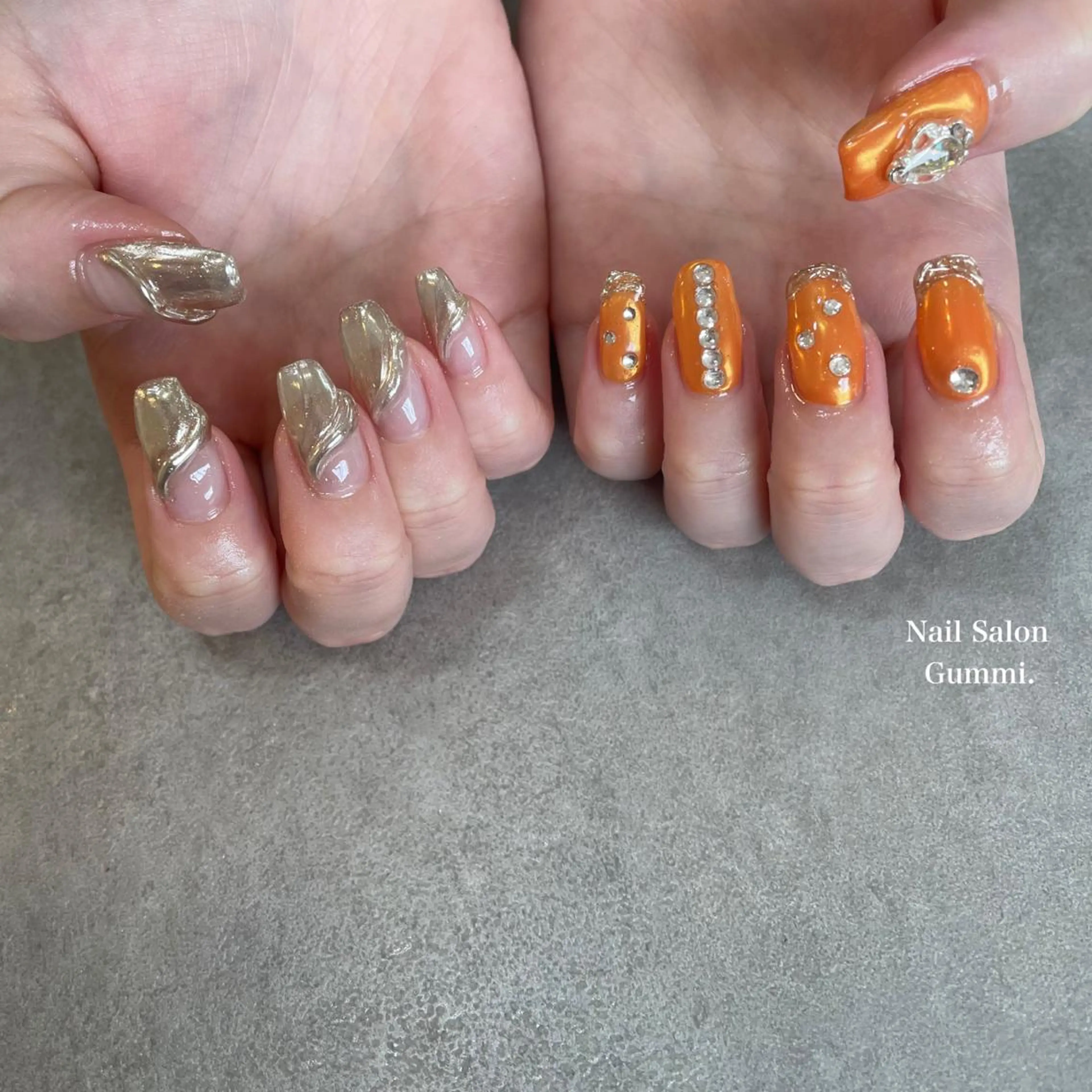 ネイル 韓国ネイル ニュアンスネイル Nail Salon Gummi.のネイルデザイン