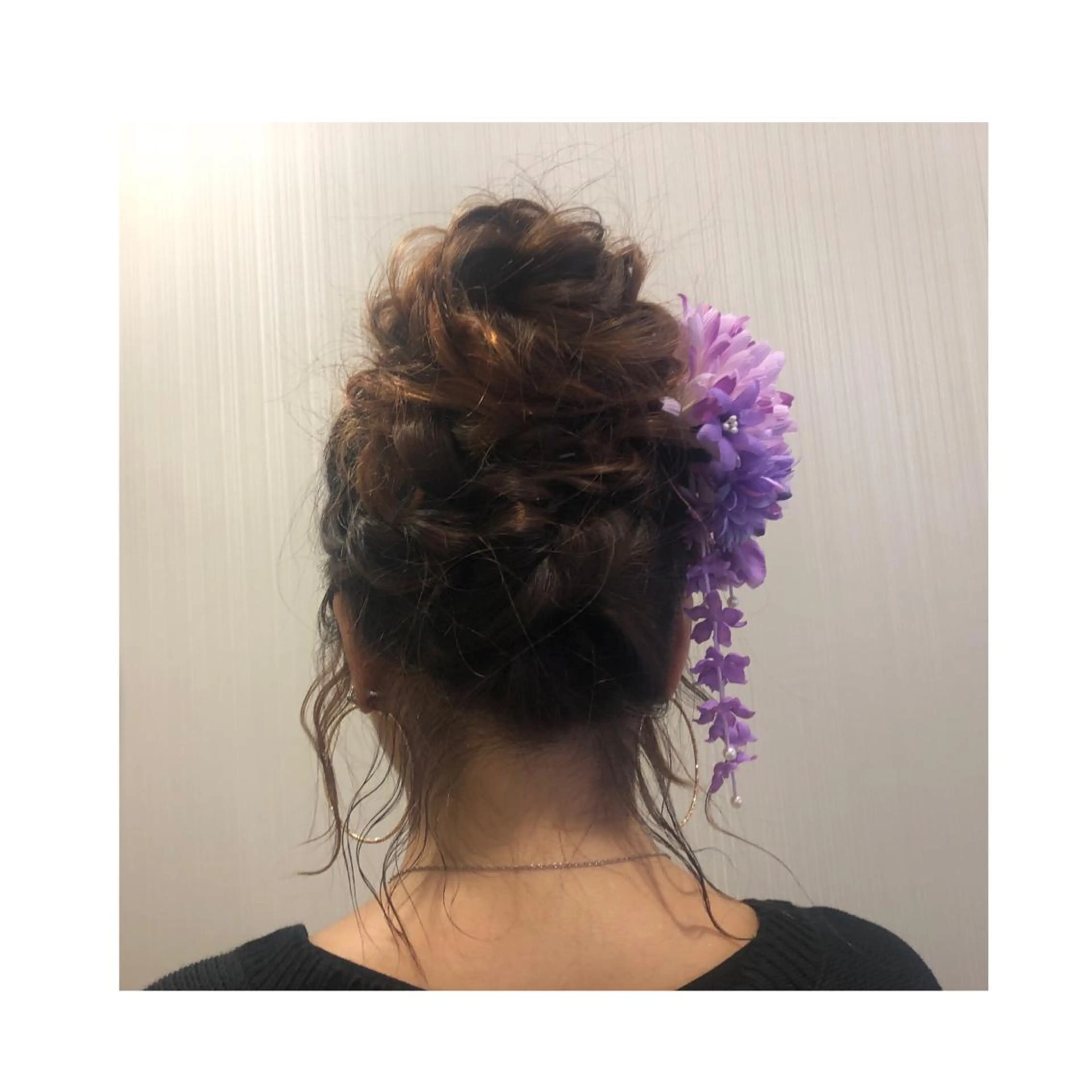 ロング 浴衣 ❁⃘ ち だ り さ ❁⃘のヘアスタイル