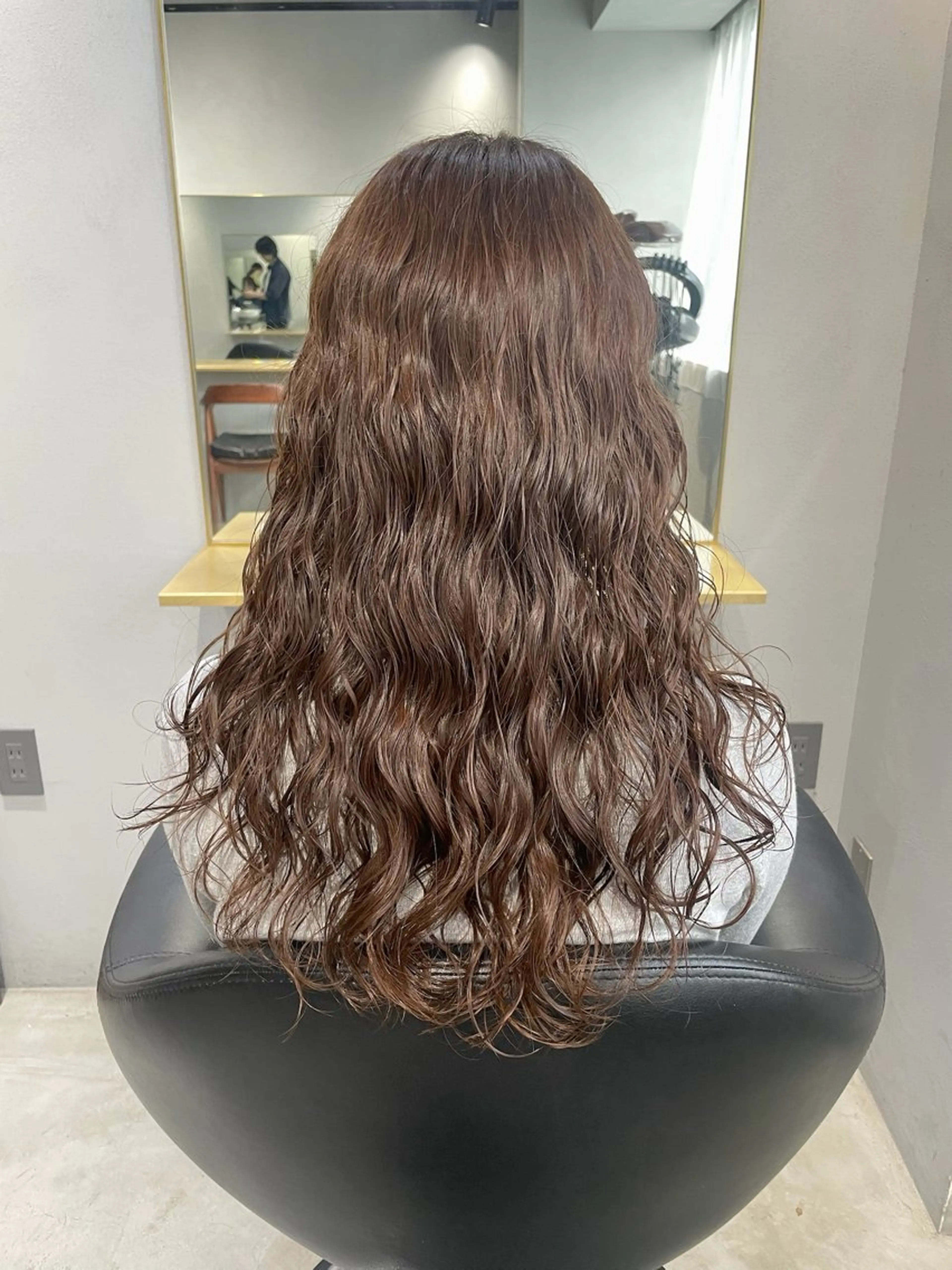 ロング パーマ 髪質改善 ロング 縮毛矯正 カット パーマ トリートメント 【表参道】Ruri デジタルパーマのヘアスタイル