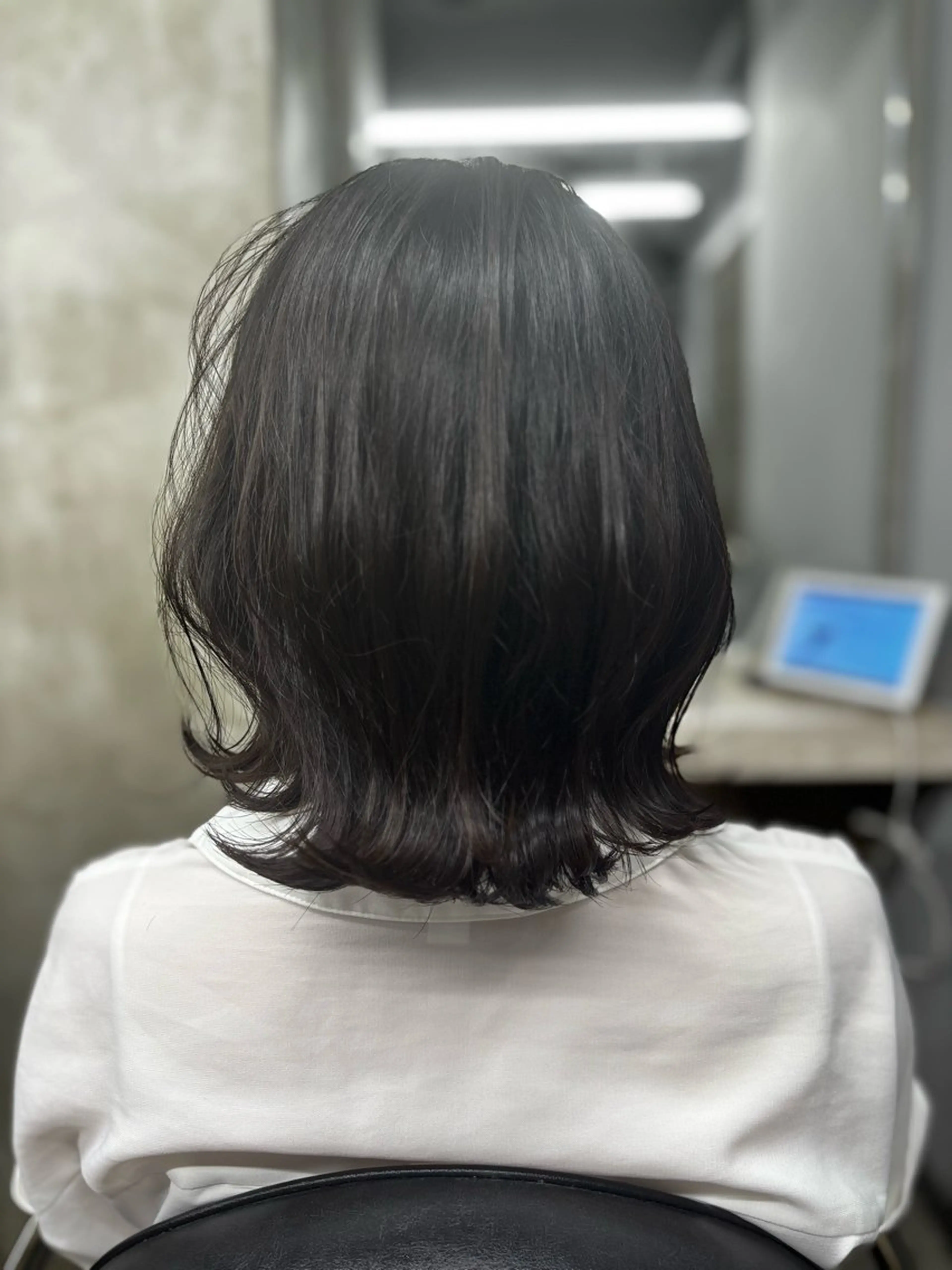 ミディアム ショートボブ ミストバング ボブ くびれヘア 顔周りカット カット ヘアカラー トリートメント 似合わせ💖トレンド ✨TAKAMI😊のヘアスタイル