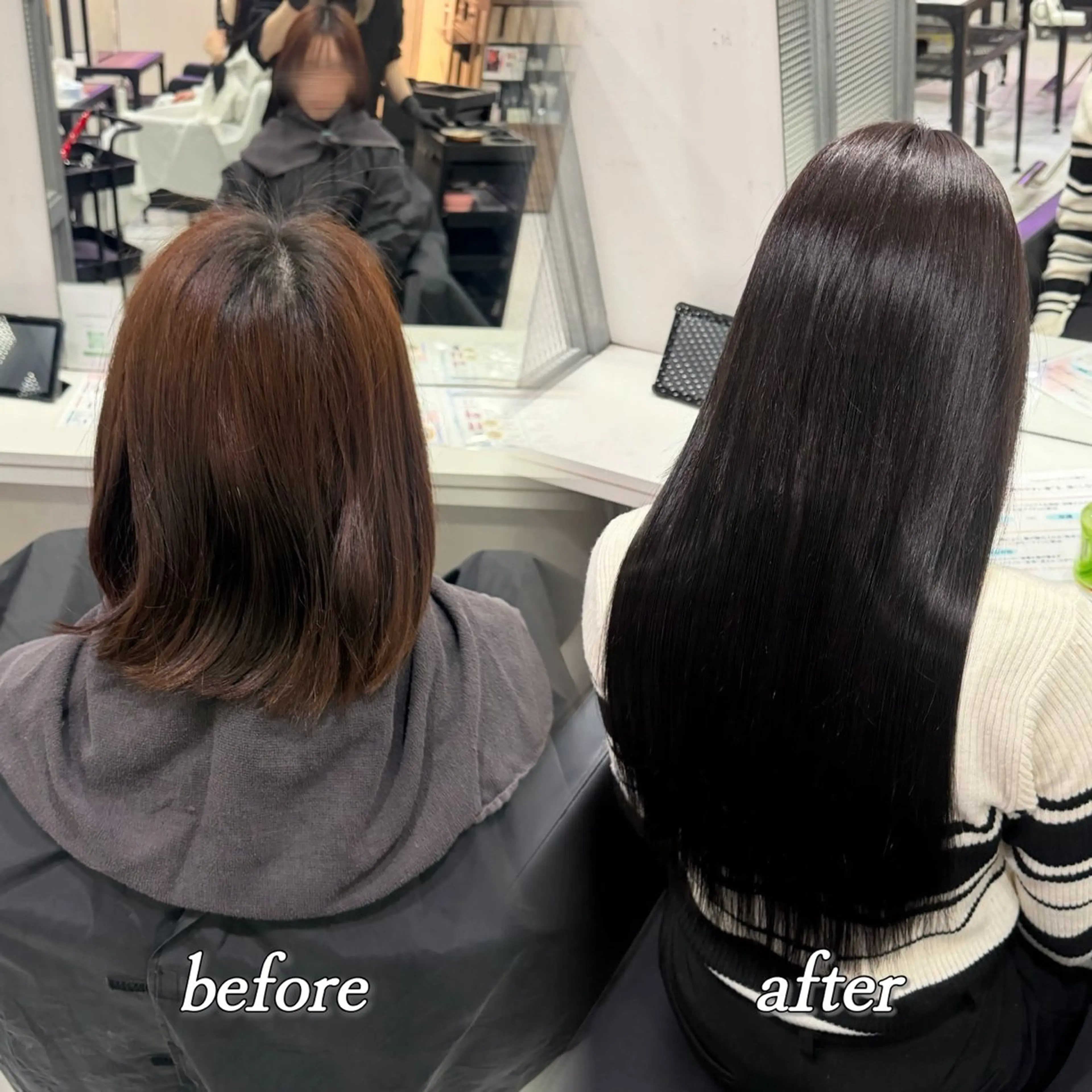 ロング カラー ヘアカラー エクステ 🦋REISA🦋 エクステ×ハイトーンのヘアスタイル