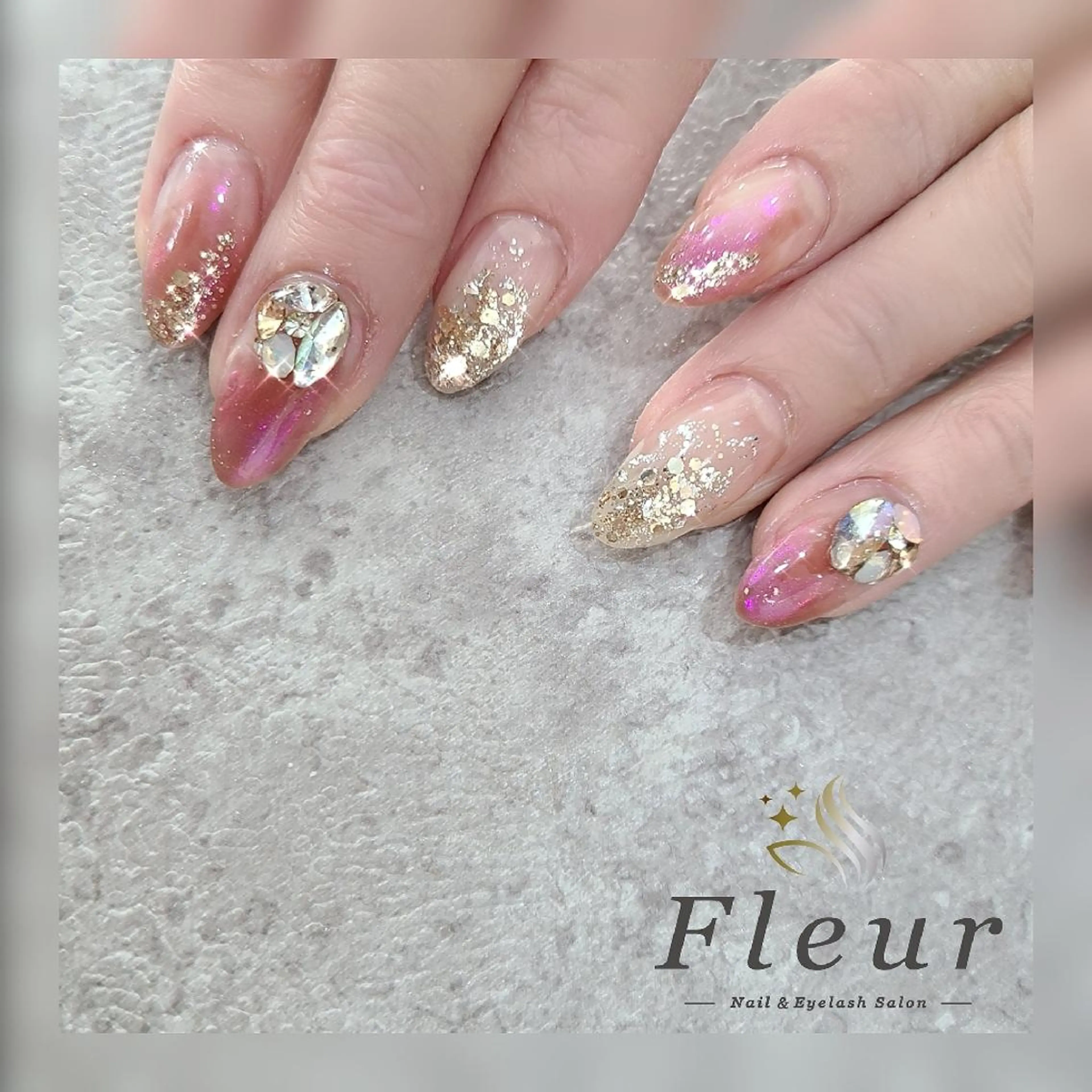 ネイル nail&eye ♡Fleur♡のネイルデザイン