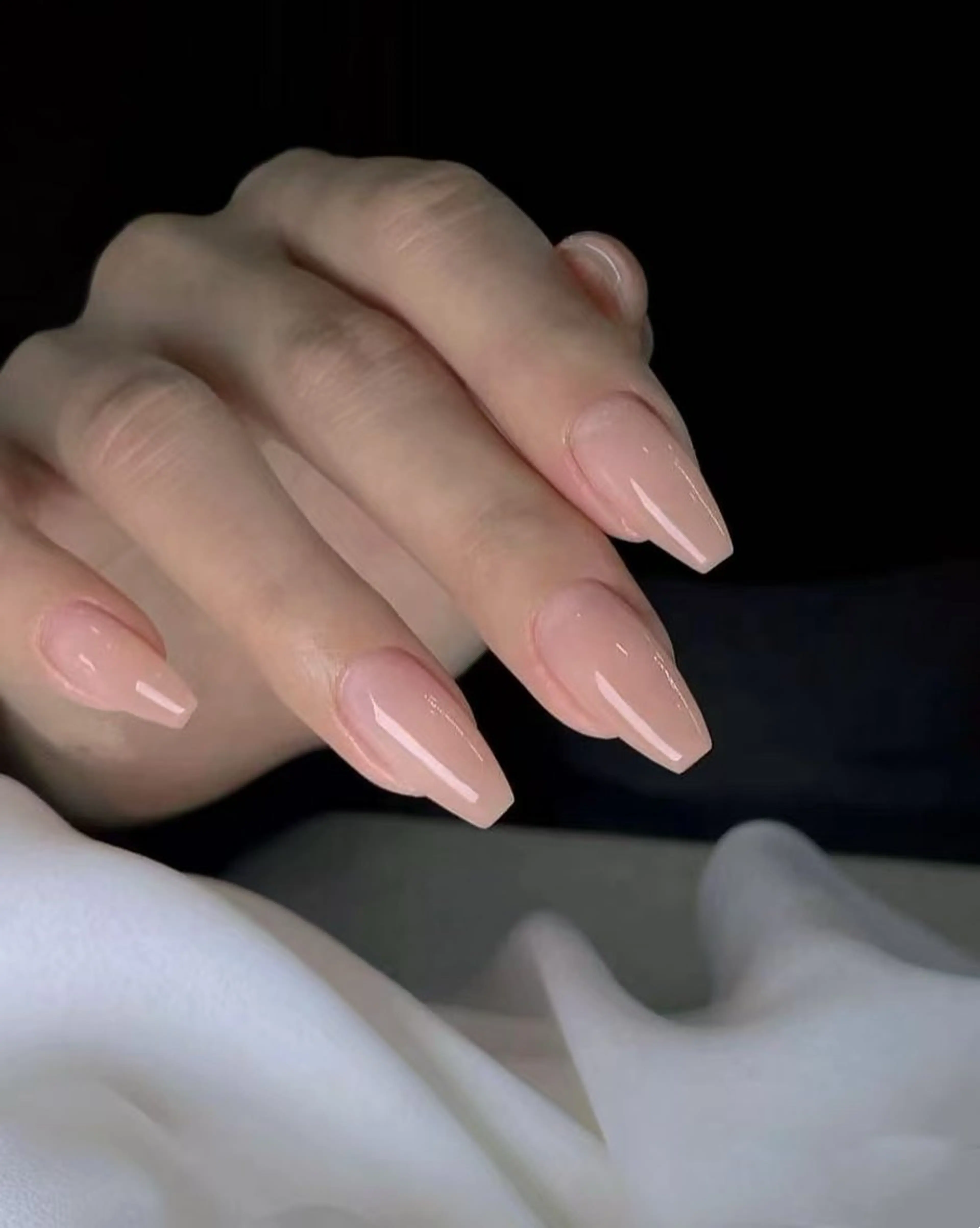 ネイル フラワーネイル フレンチネイル ジェルネイル ガラスフレンチ ハート ハンドネイル BabyYouMi nailのネイルデザイン