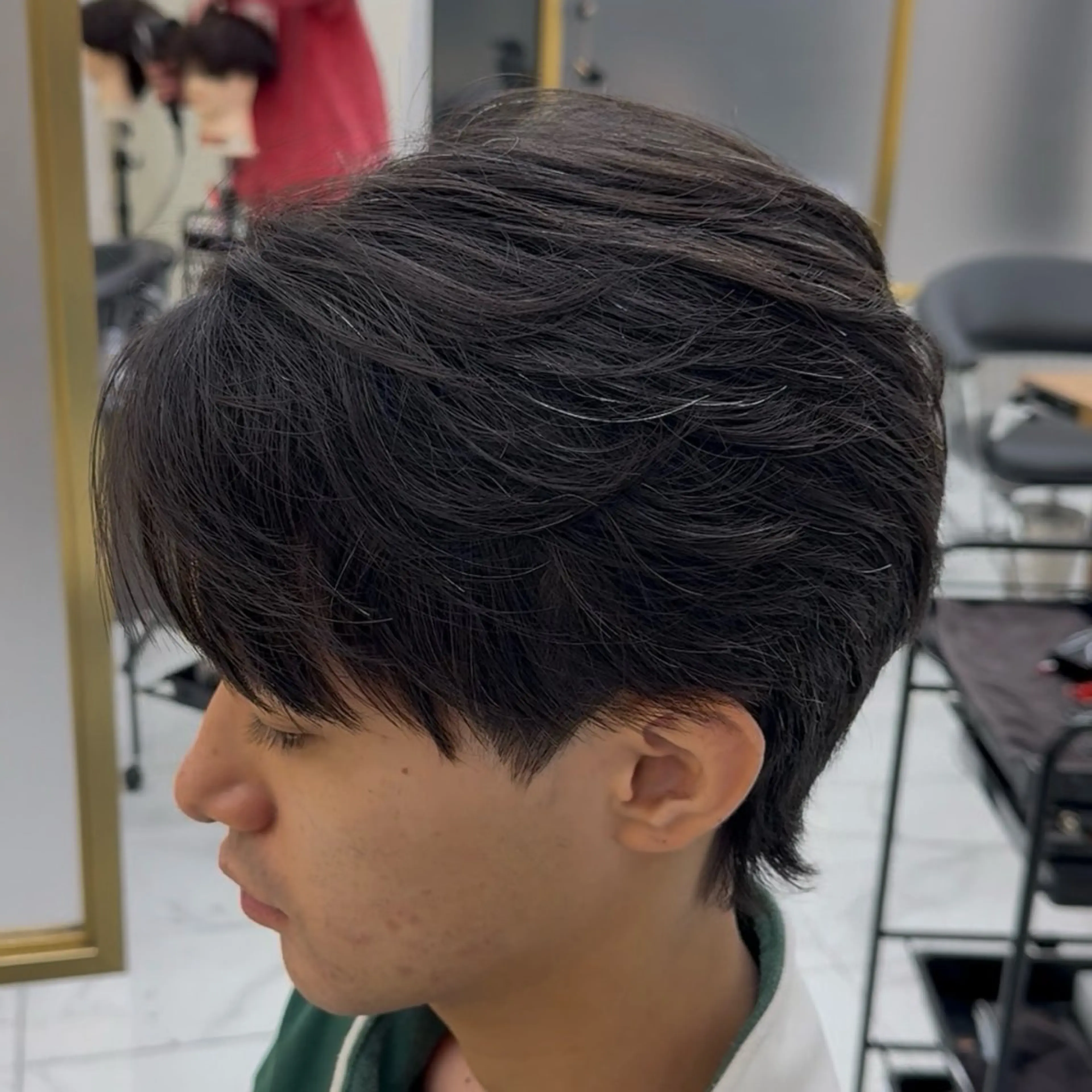 パーマ メンズ フェザーパーマ カルマパーマ メンズパーマ スペインカール スパイキーショート カット 渋谷メンズパーマ🌀 大人ヘア/くりのヘアスタイル