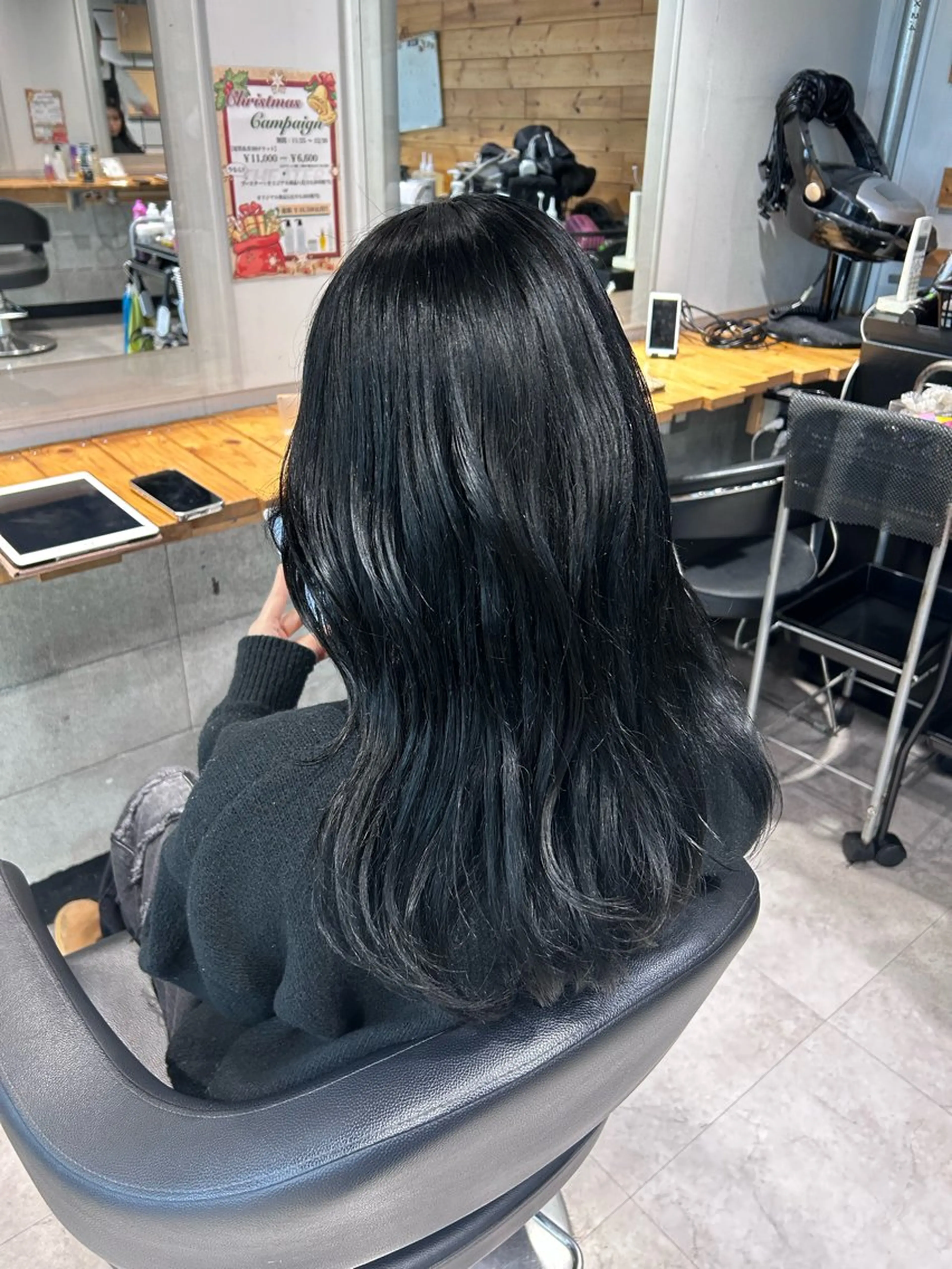 ロング ヘアカラー トリートメント ヘッドスパ レイヤーStyle 🩵菜々実のヘアスタイル