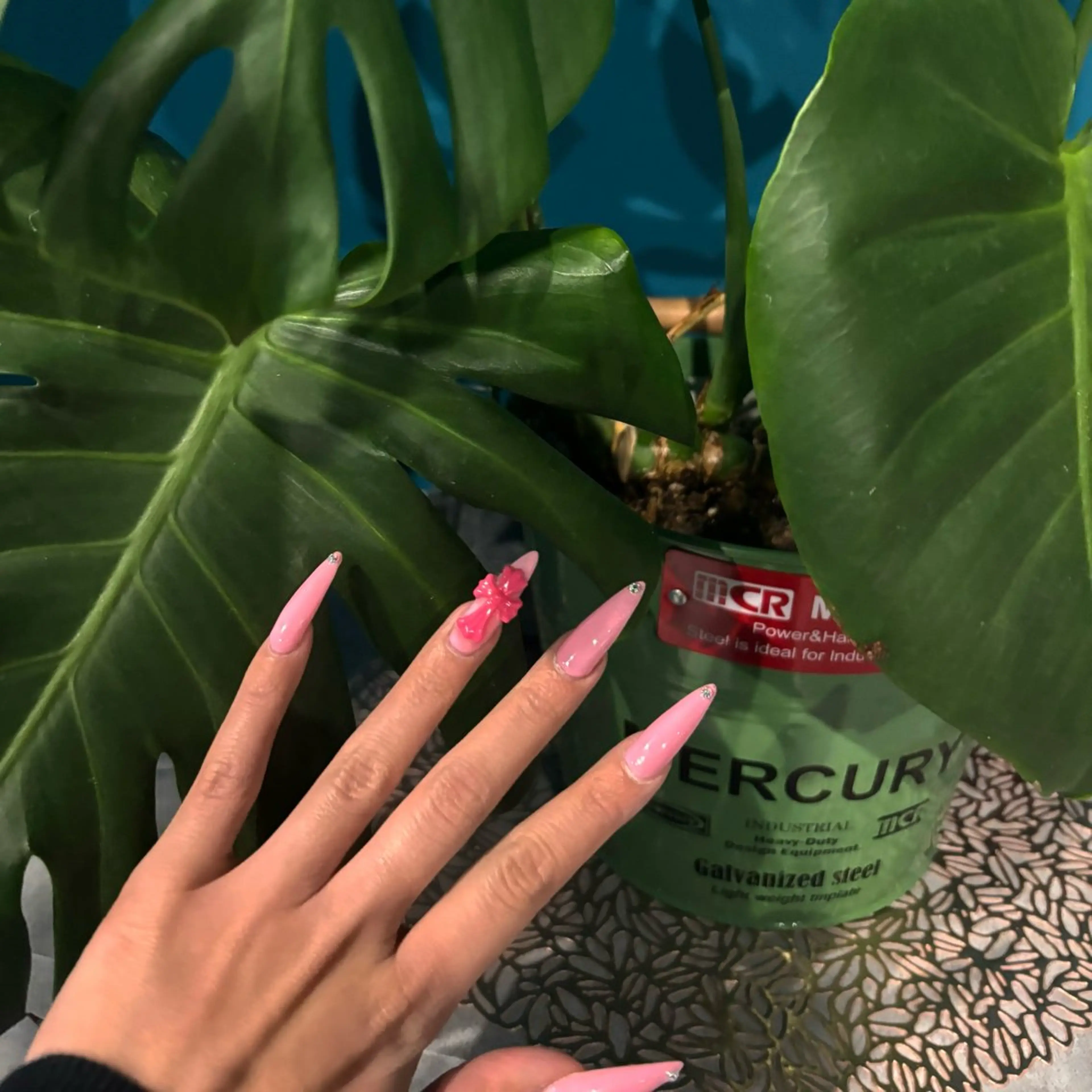 ネイル ハンドネイル ️🩵Merci Miyu 南堀江️のネイルデザイン