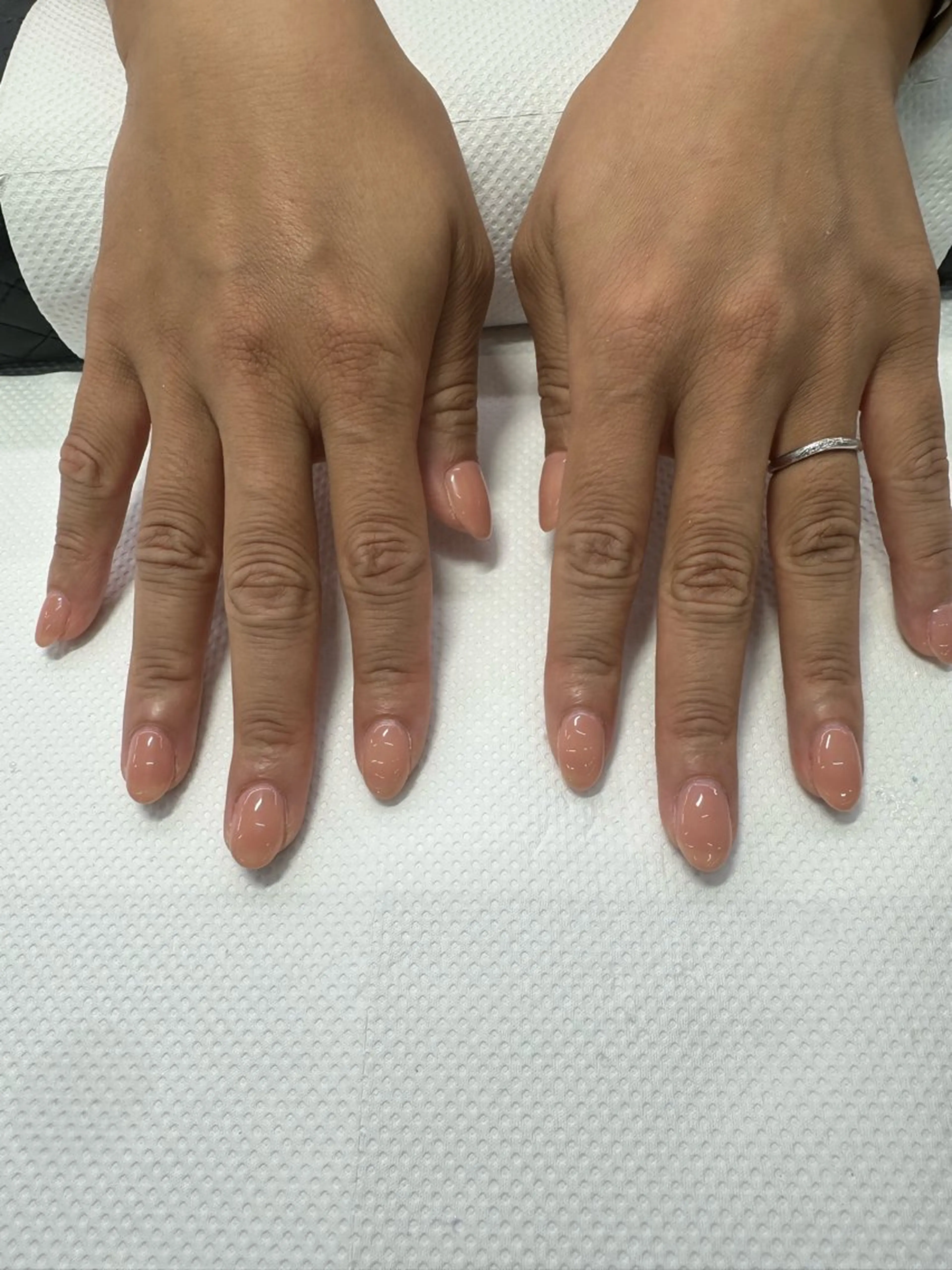 ネイル ワンカラーネイル 坪田 優花のネイルデザイン