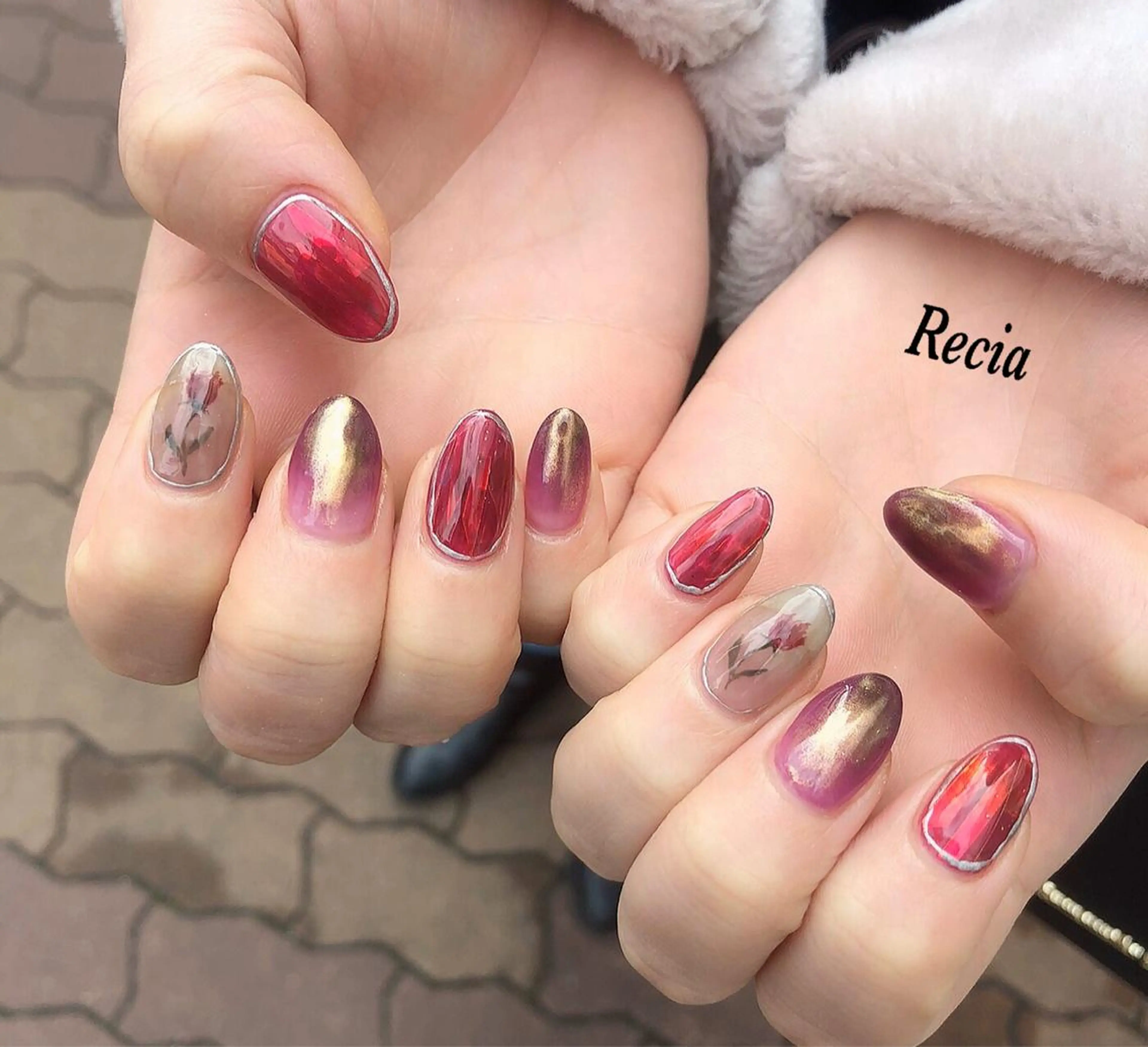 カラー メンズ キッズ ネイル マツエク・マツパ 福田 加奈のネイルデザイン