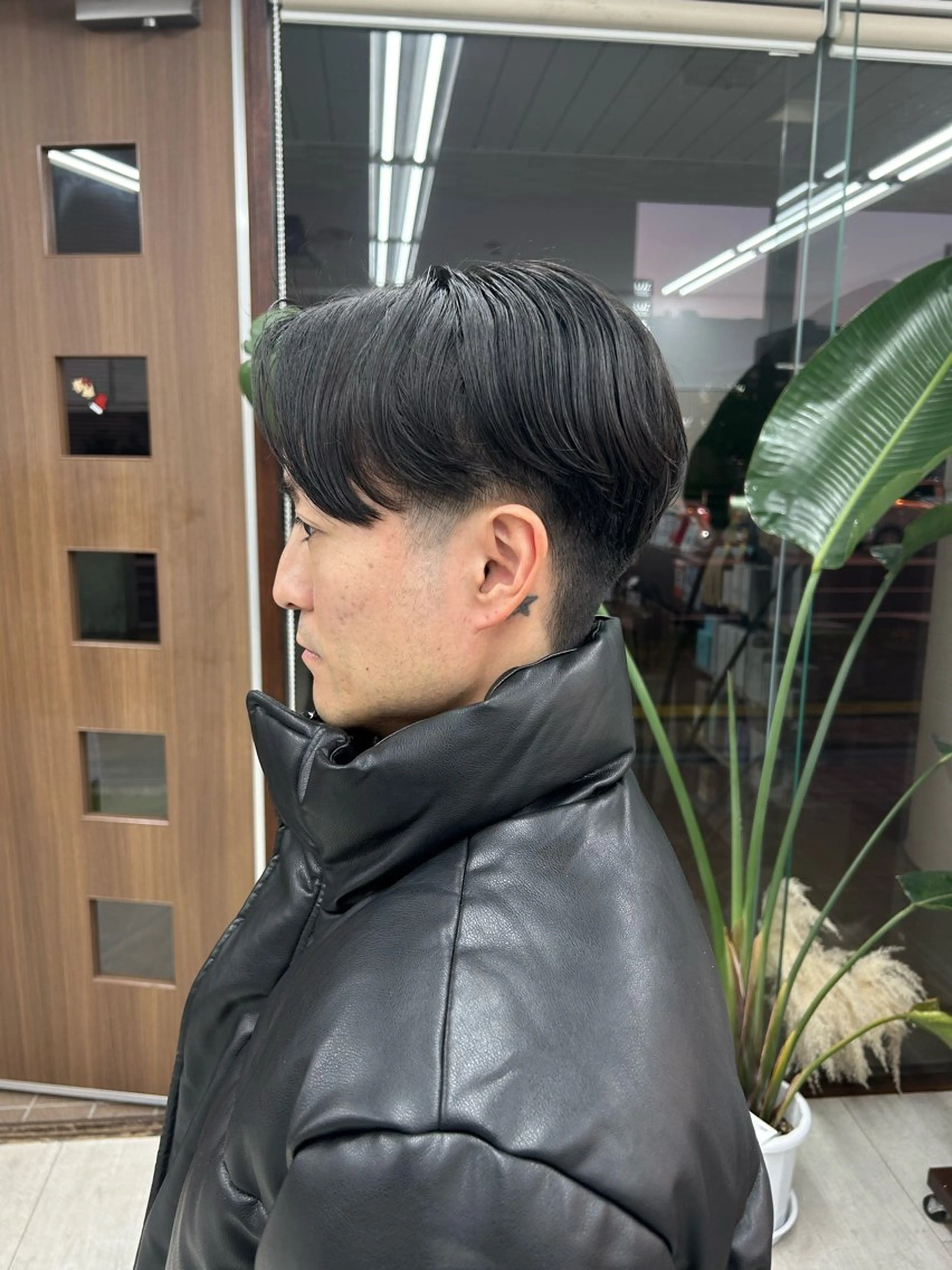 ショート パーマ メンズ センターパート メンズパーマ ニュアンスパーマ カット パーマ メンズパーマの達人 / タカシマダイスケのヘアスタイル