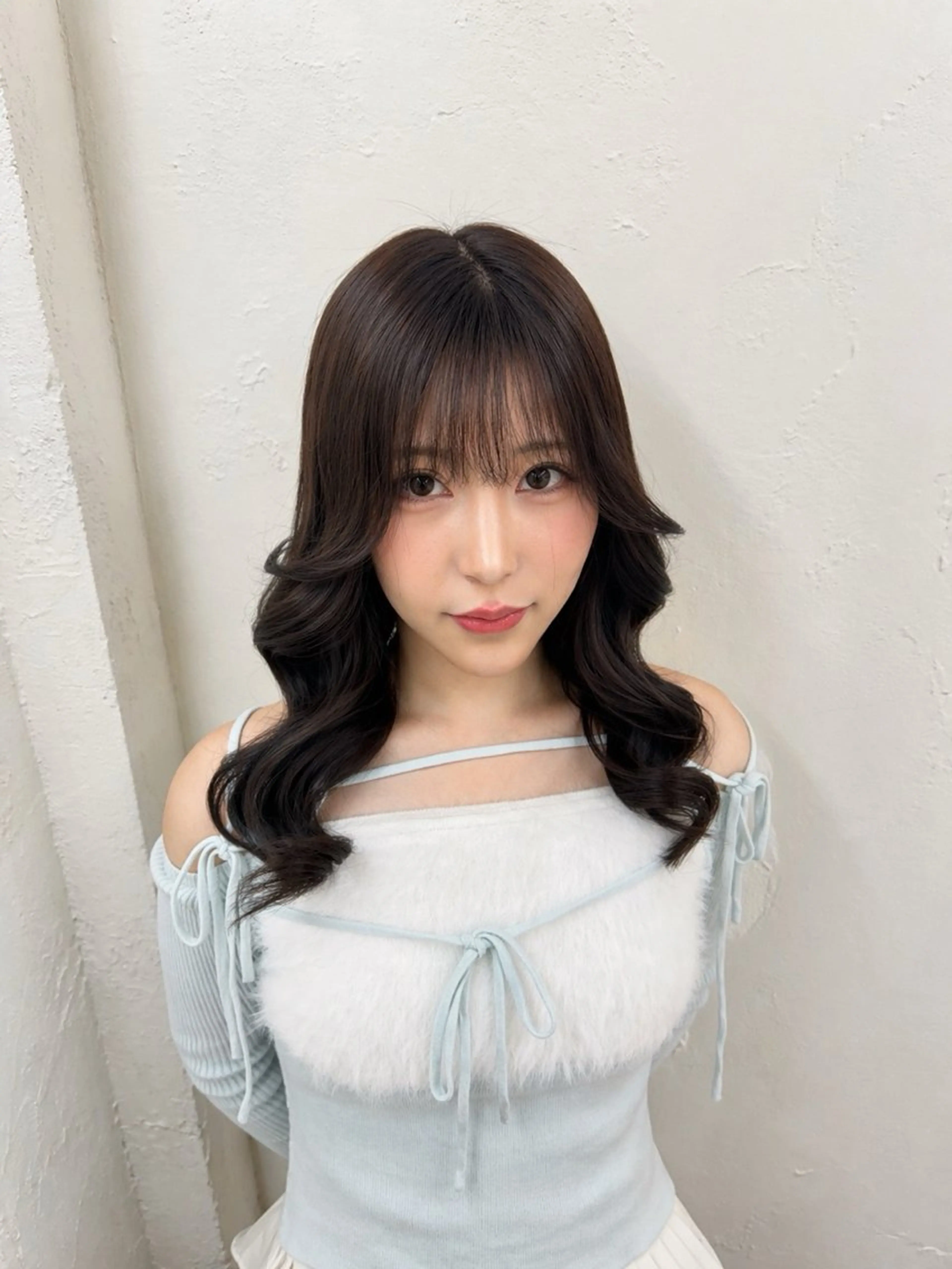 セミロング トリートメント ヘアカラー 馴染ませエクステ/ ヒロヤのヘアスタイル