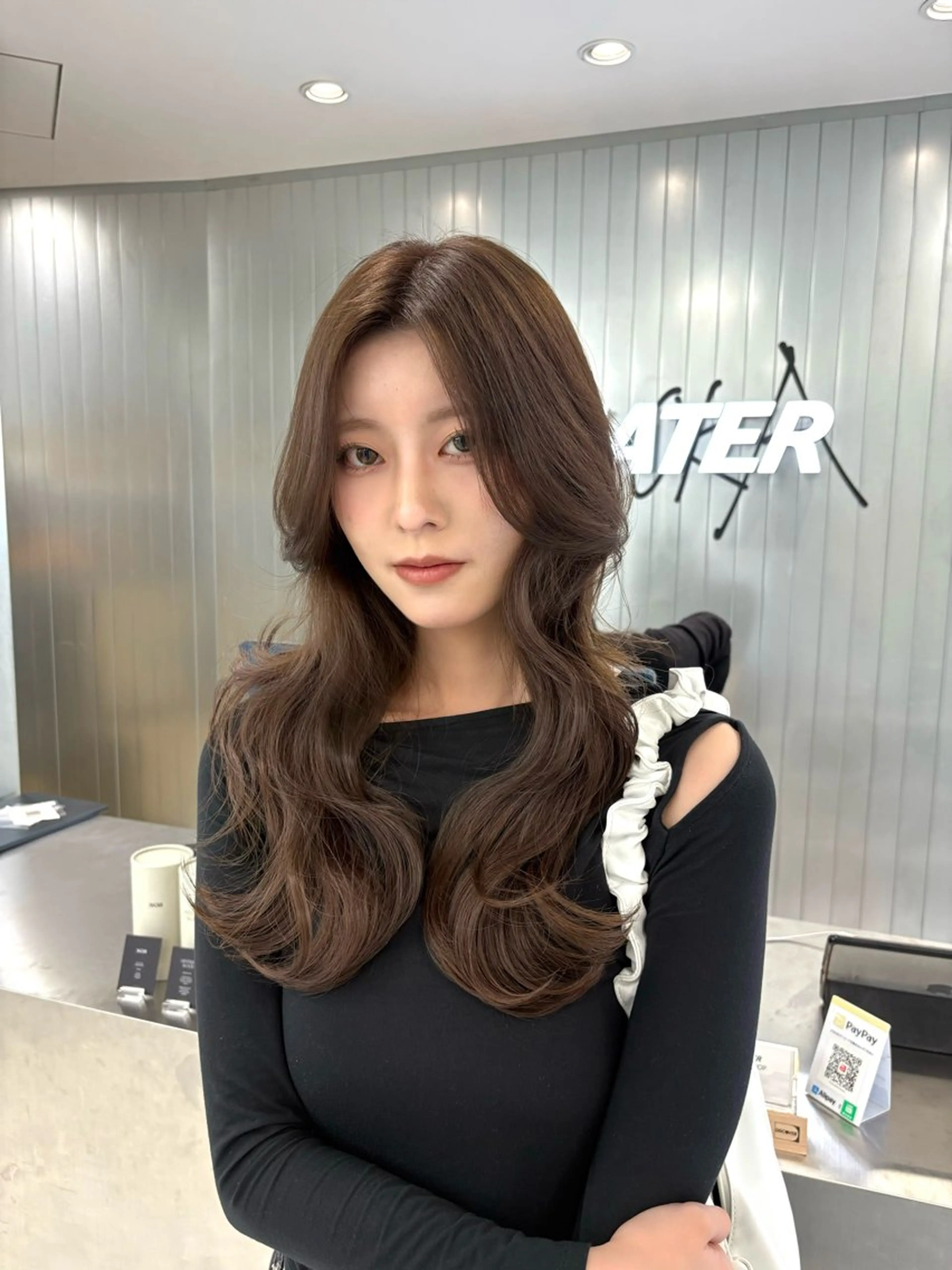 ロング カラー ヘアカラー トリートメント 似合わせヘア🪽 riko🐈‍⬛のヘアスタイル