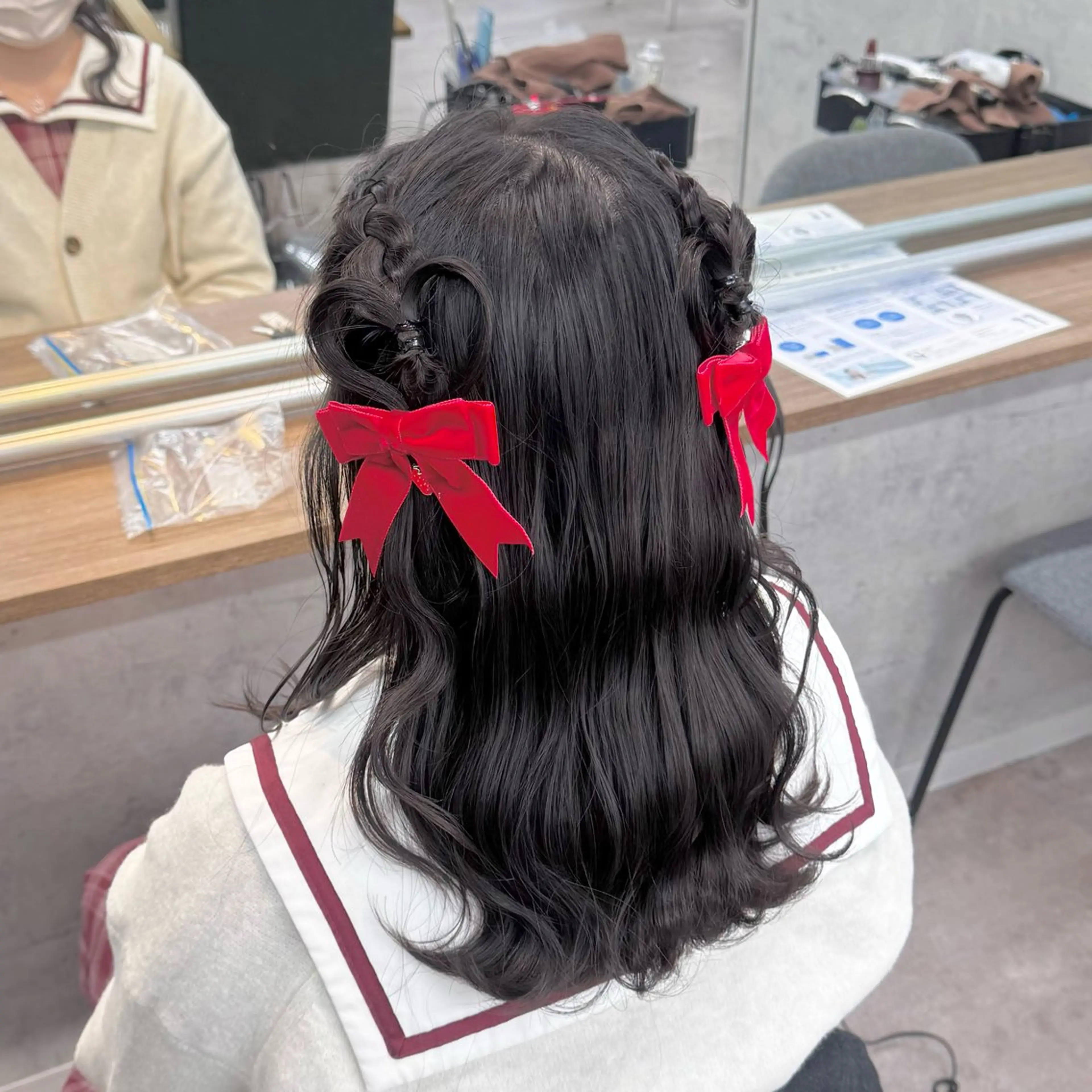 ロング ヘアアレンジ JUNSHIN🦋 ヘアセット／カラーのヘアスタイル