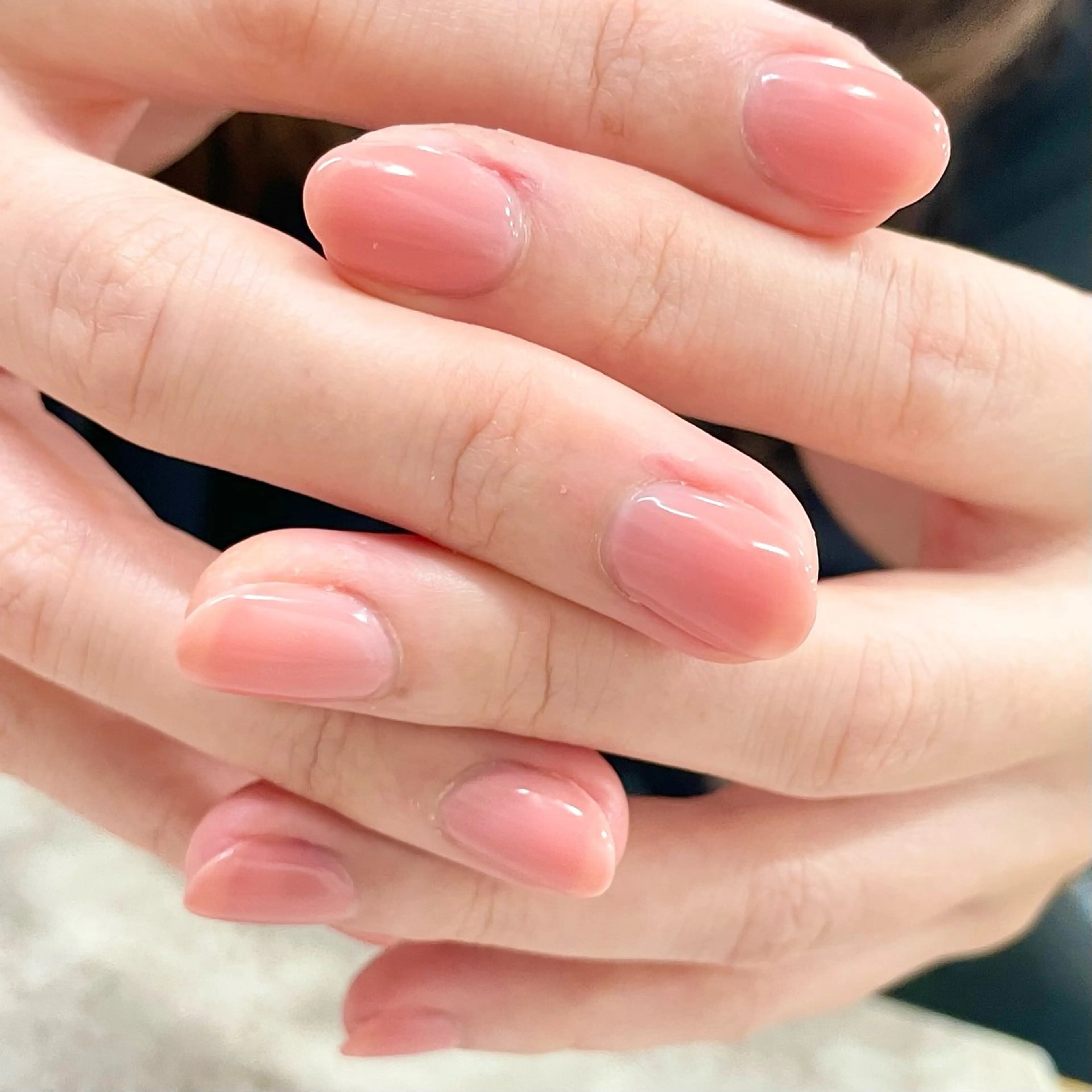 ネイル オフィスネイル ピンク シンプルネイル ハンドネイル nailsalon amity🌿池田のネイルデザイン