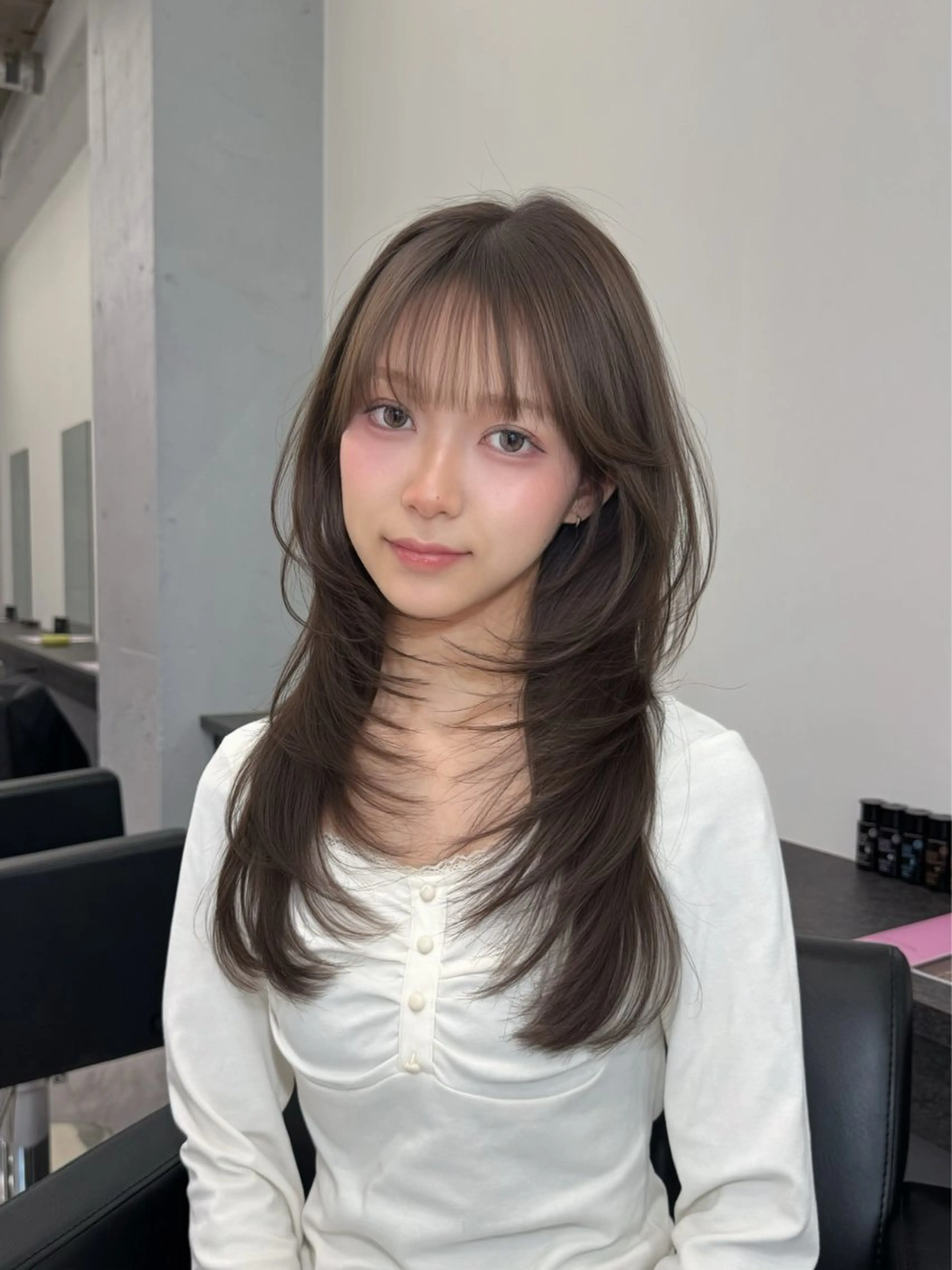 ロング カット ヘアカラー トリートメント レイヤー・ブリーチ kiyotoshiのヘアスタイル