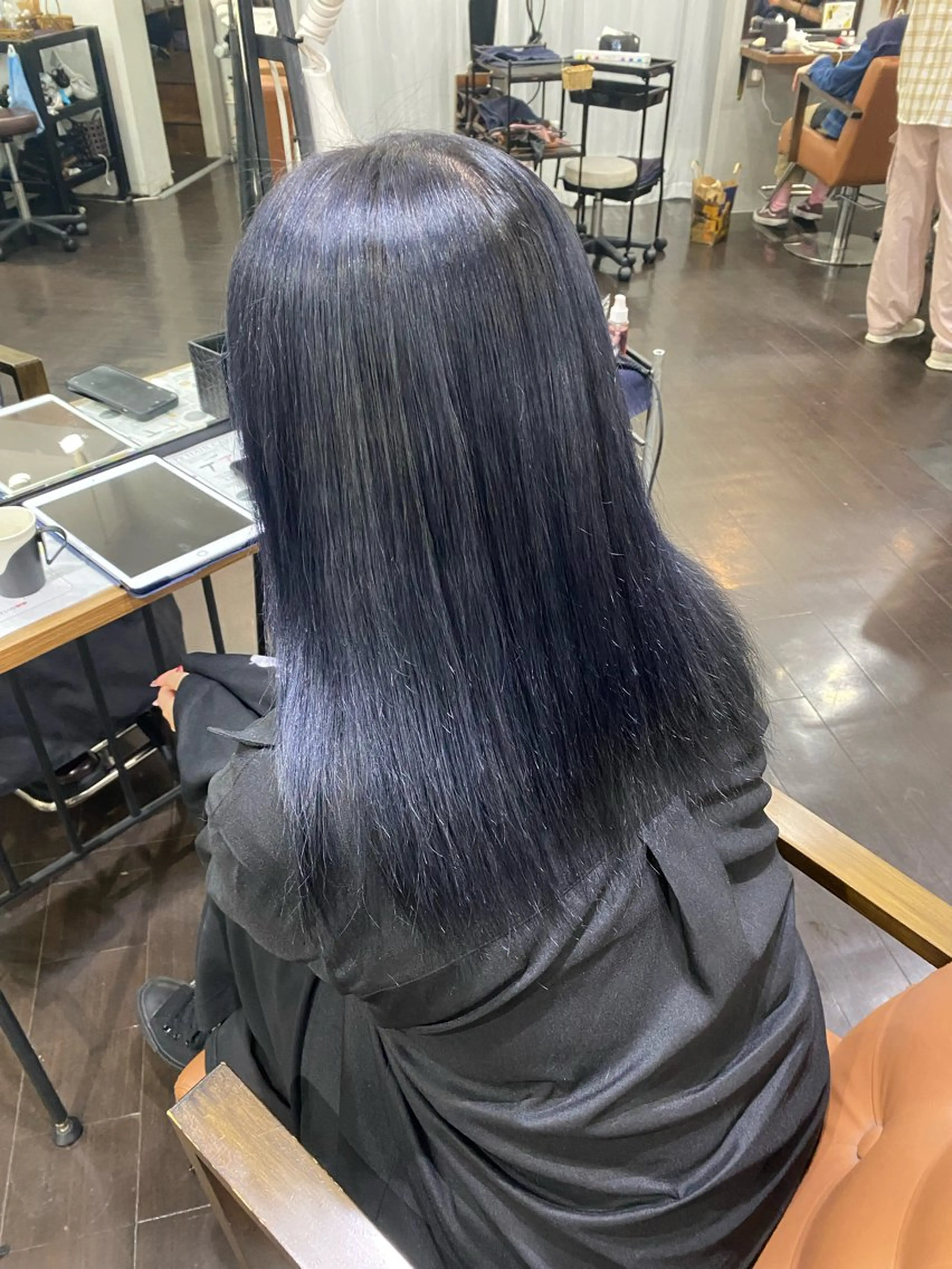 セミロング カラー ヘアアレンジ 🍒ᩚ名駅/艶髪 縮毛矯正/あゆ🍒ᩚのヘアスタイル