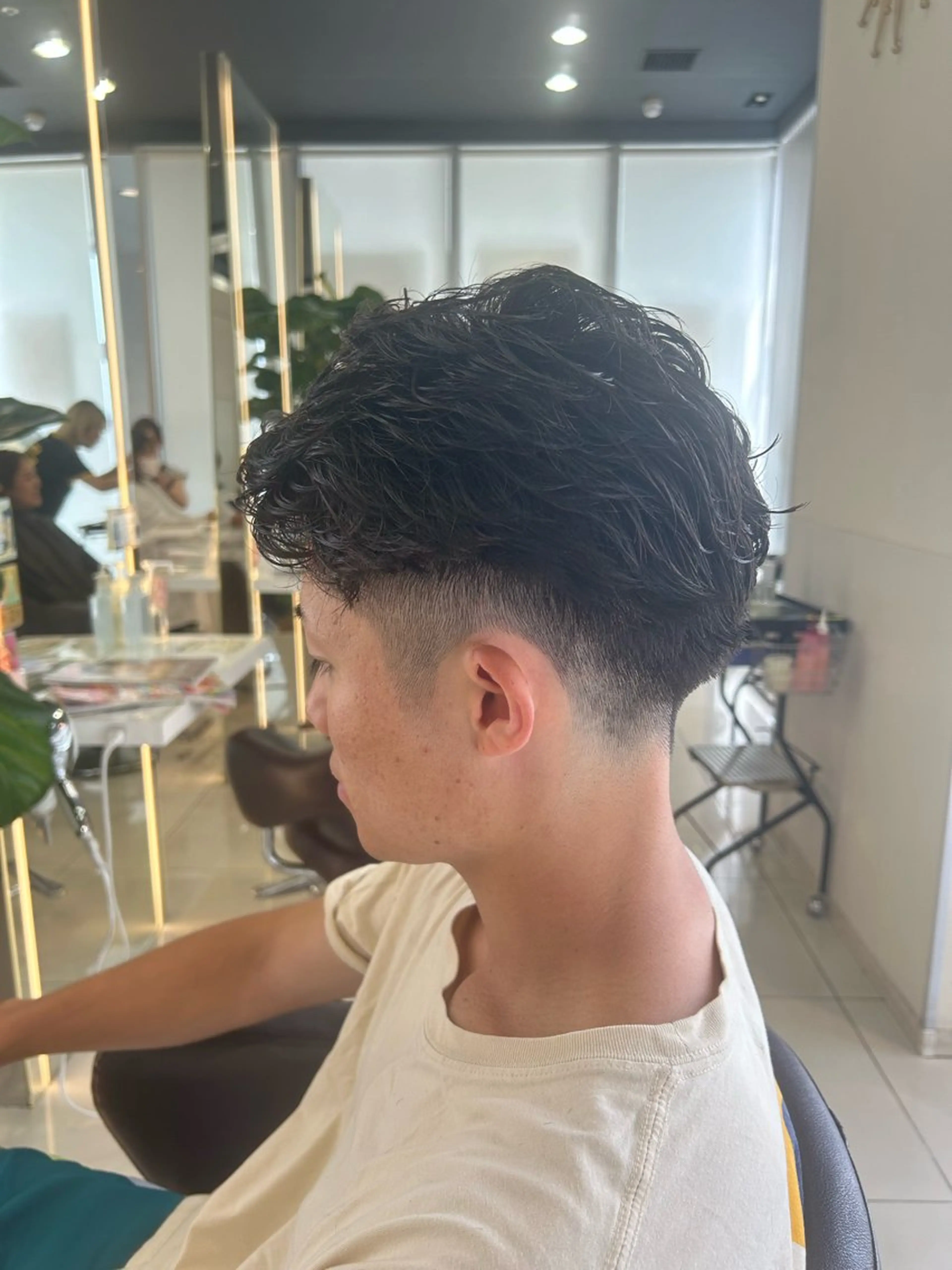 メンズ カット パーマ メンズカット 💇原一樹のヘアスタイル