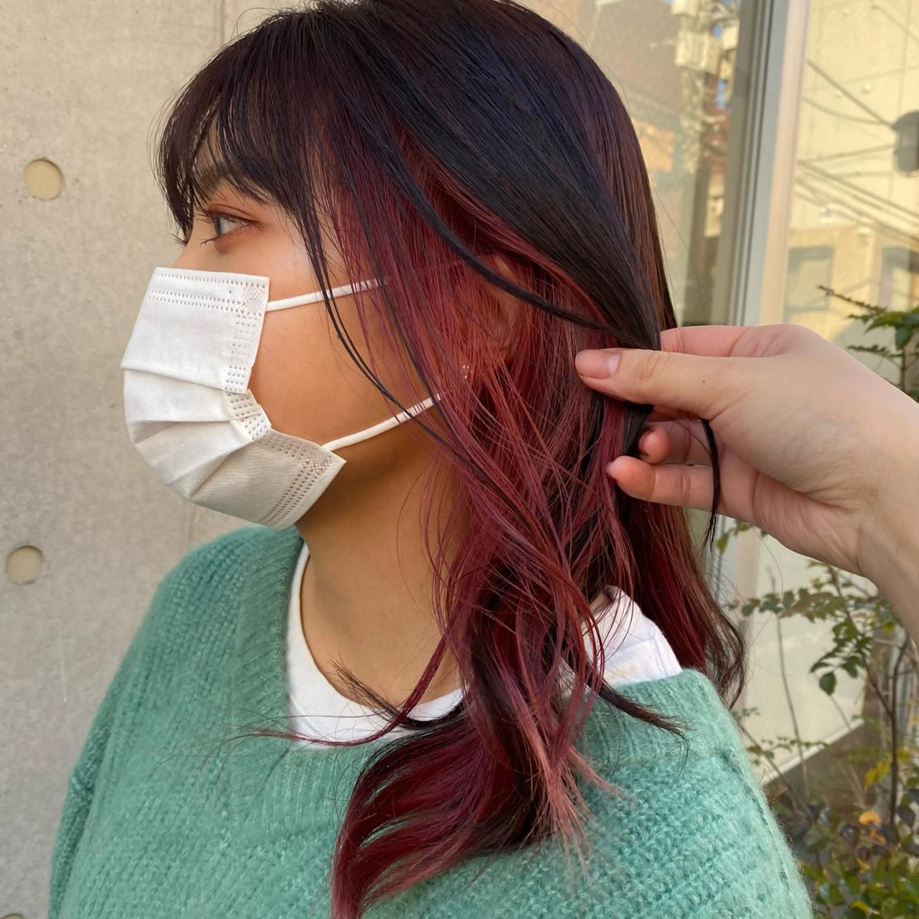 ミディアム カラー 🪭risa 暖色/レイヤー🪭のヘアスタイル