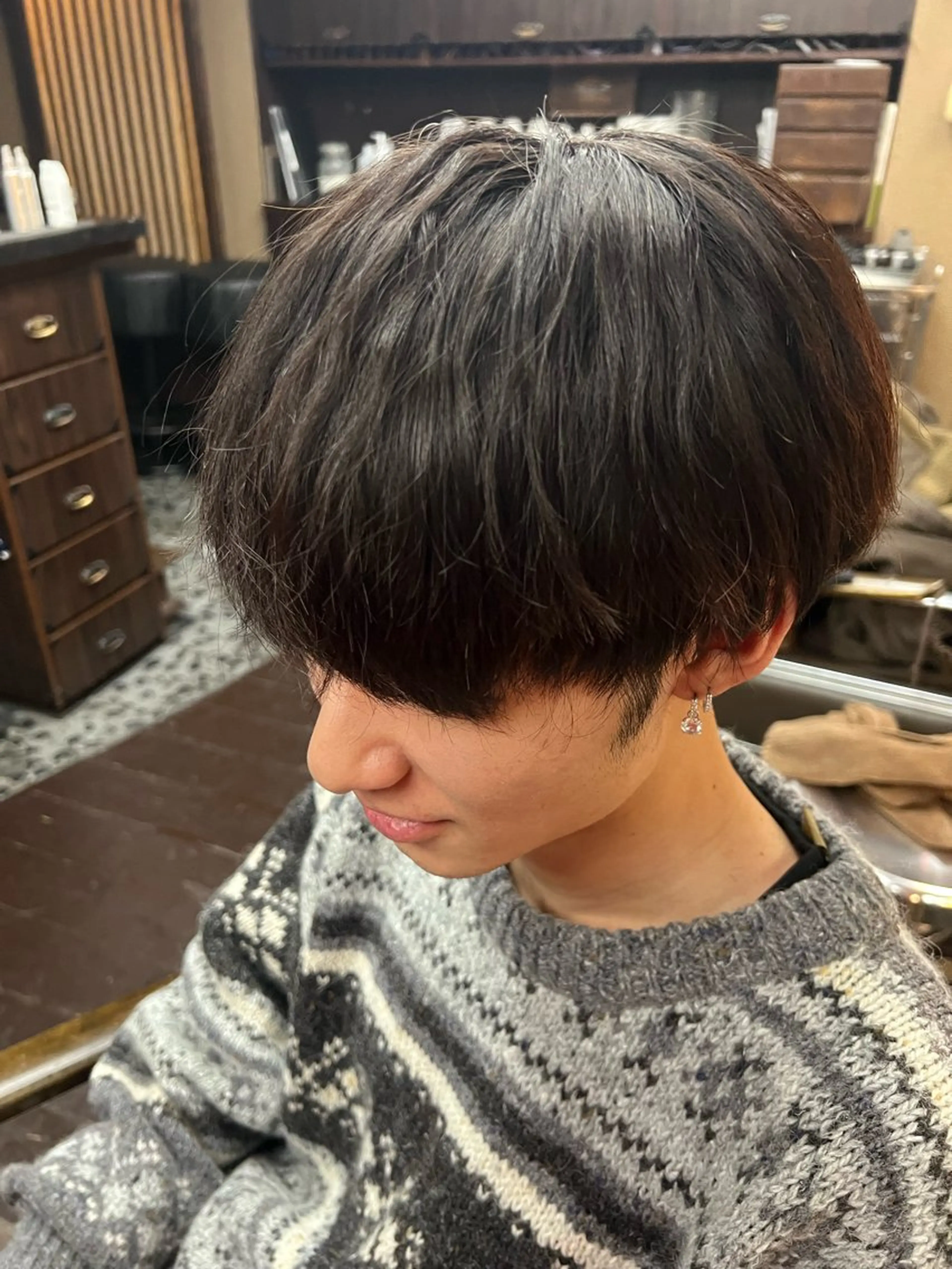 メンズ ヘアカラー 寺島 希乃佳のヘアスタイル