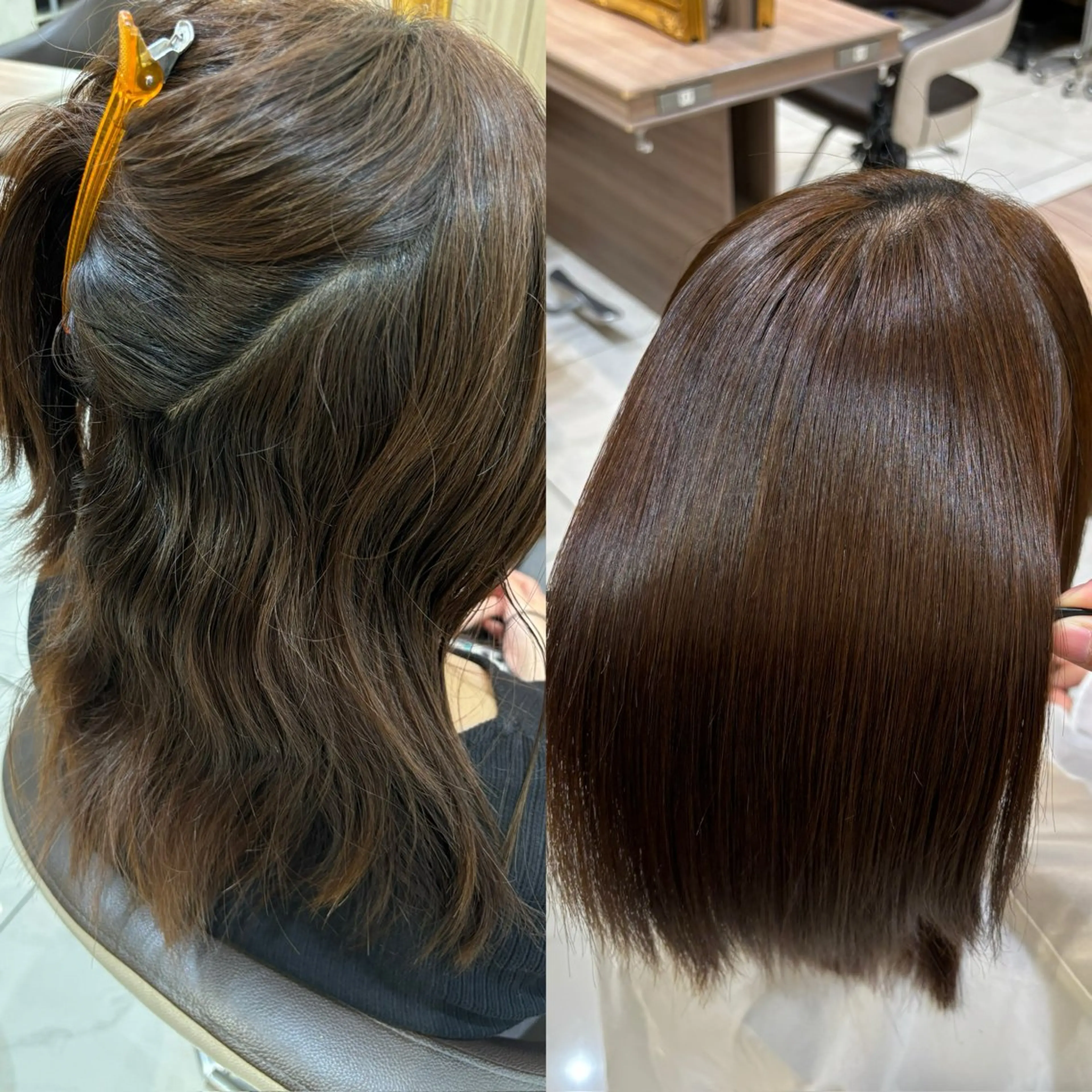 セミロング 髪質改善 縮毛矯正 トリートメント 縮毛矯正 🥀縮毛矯正🥀 川﨑和希のヘアスタイル