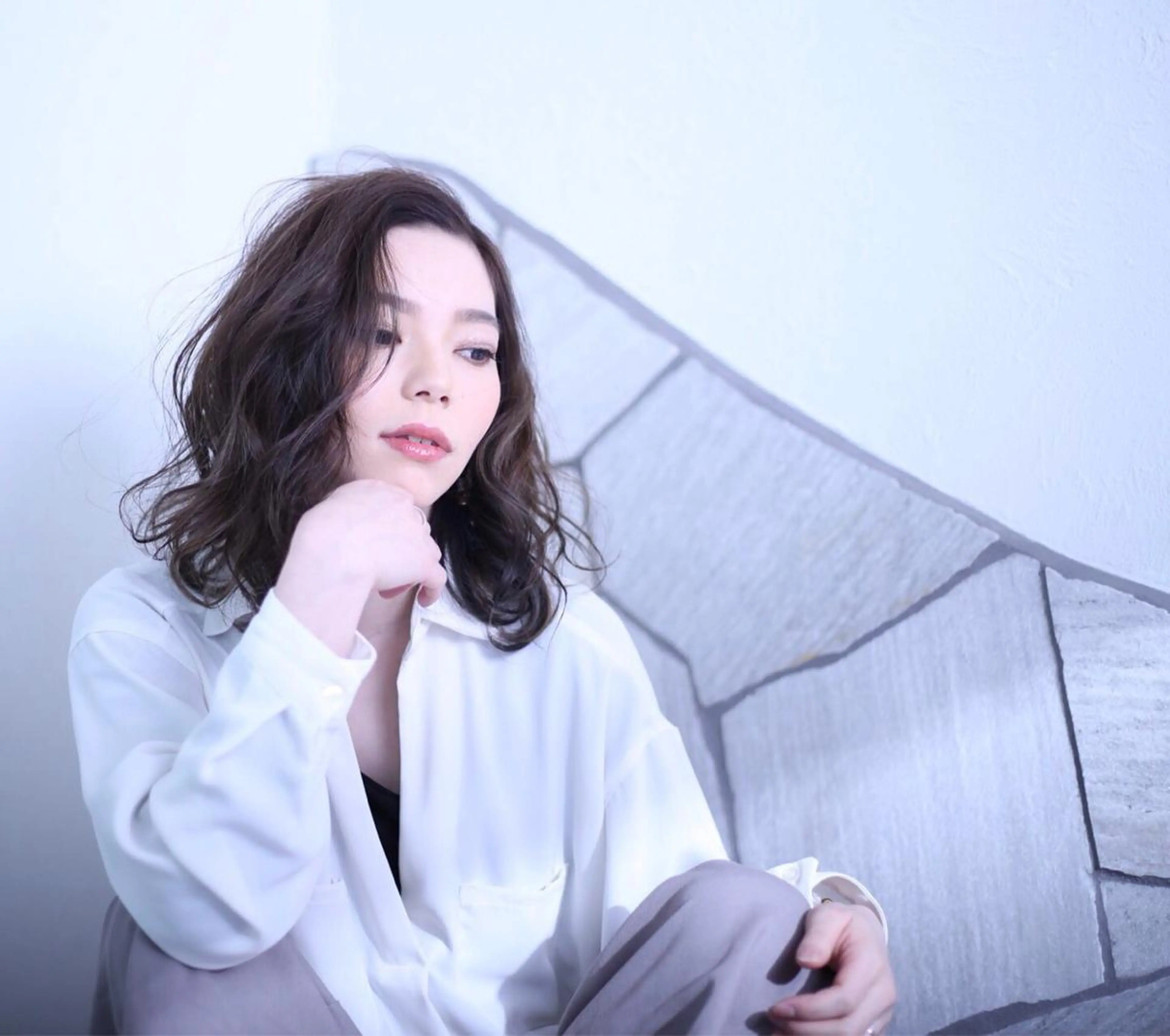 ショート カラー ハイライトカラー ハイライト キタダ ハルカのヘアスタイル