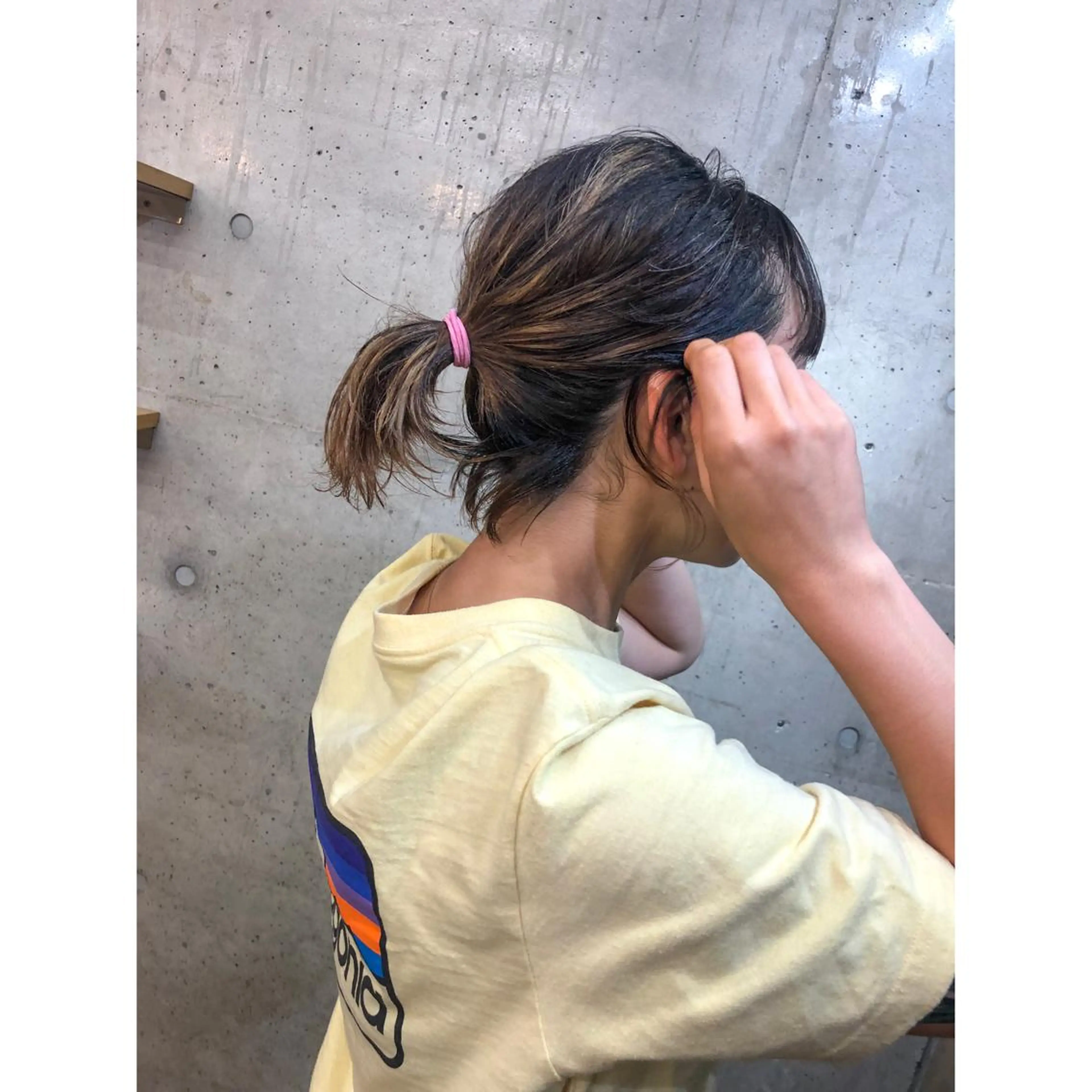 ミディアム カラー ハイライトカラー ボブ ハイライト カット ヘアカラー トリートメント ヘアセット センスをお届けします 大谷将生infpのヘアスタイル