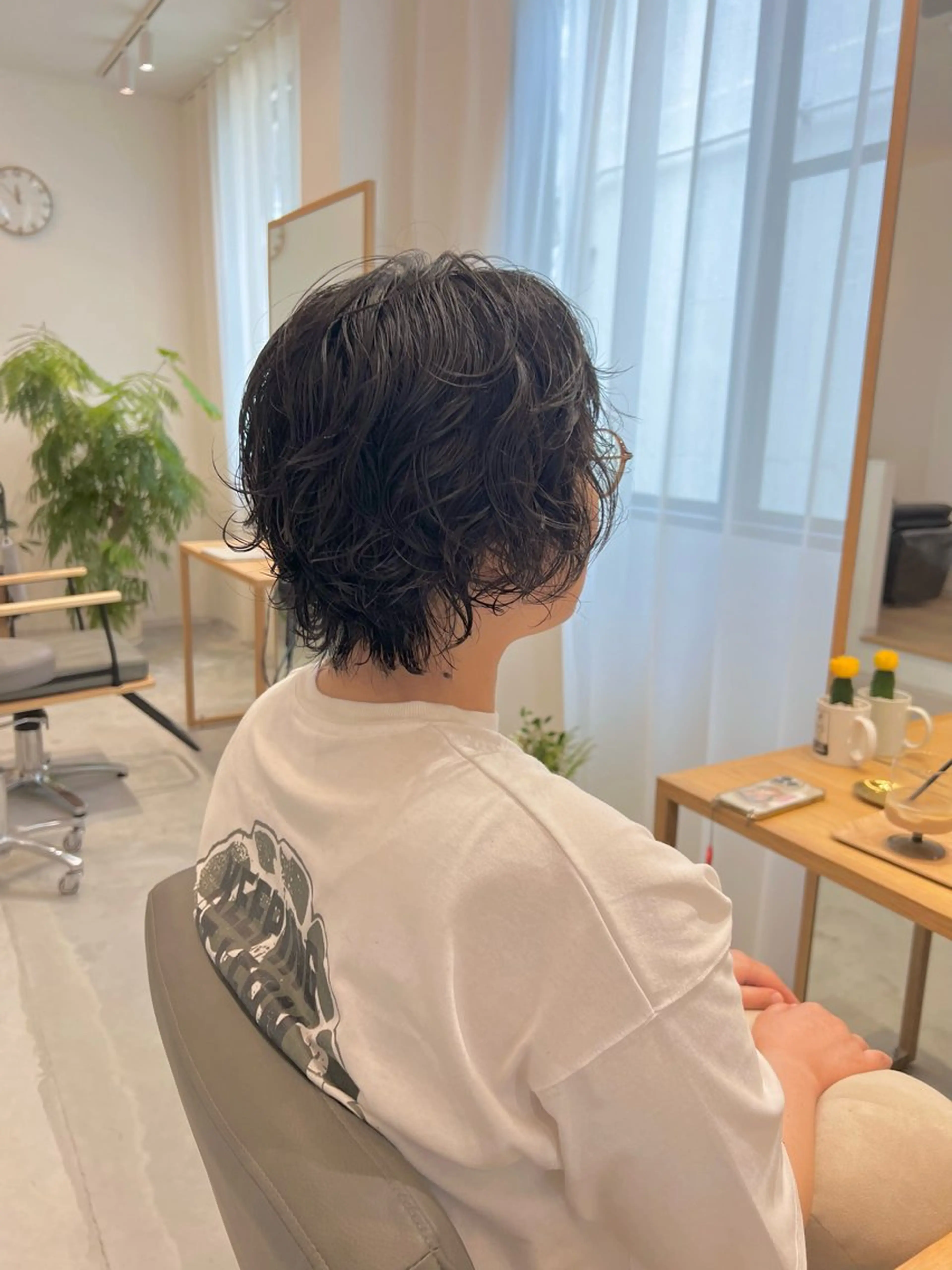 ショート パーマ カット パーマ トリートメント yu koのヘアスタイル