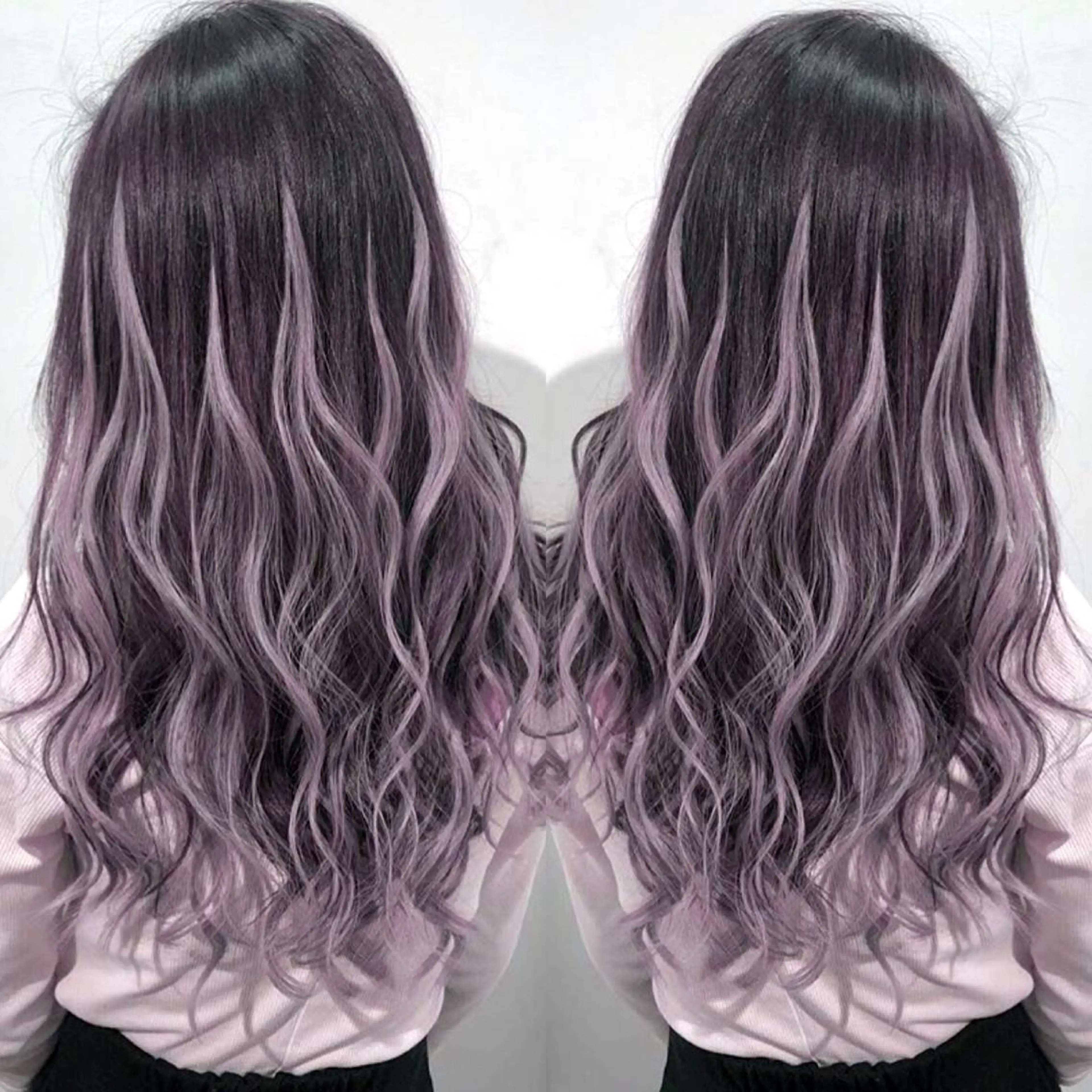 ロング エクステ カット ヘアカラー エクステ れん/ハイトーン /エクステ/韓国風のヘアスタイル