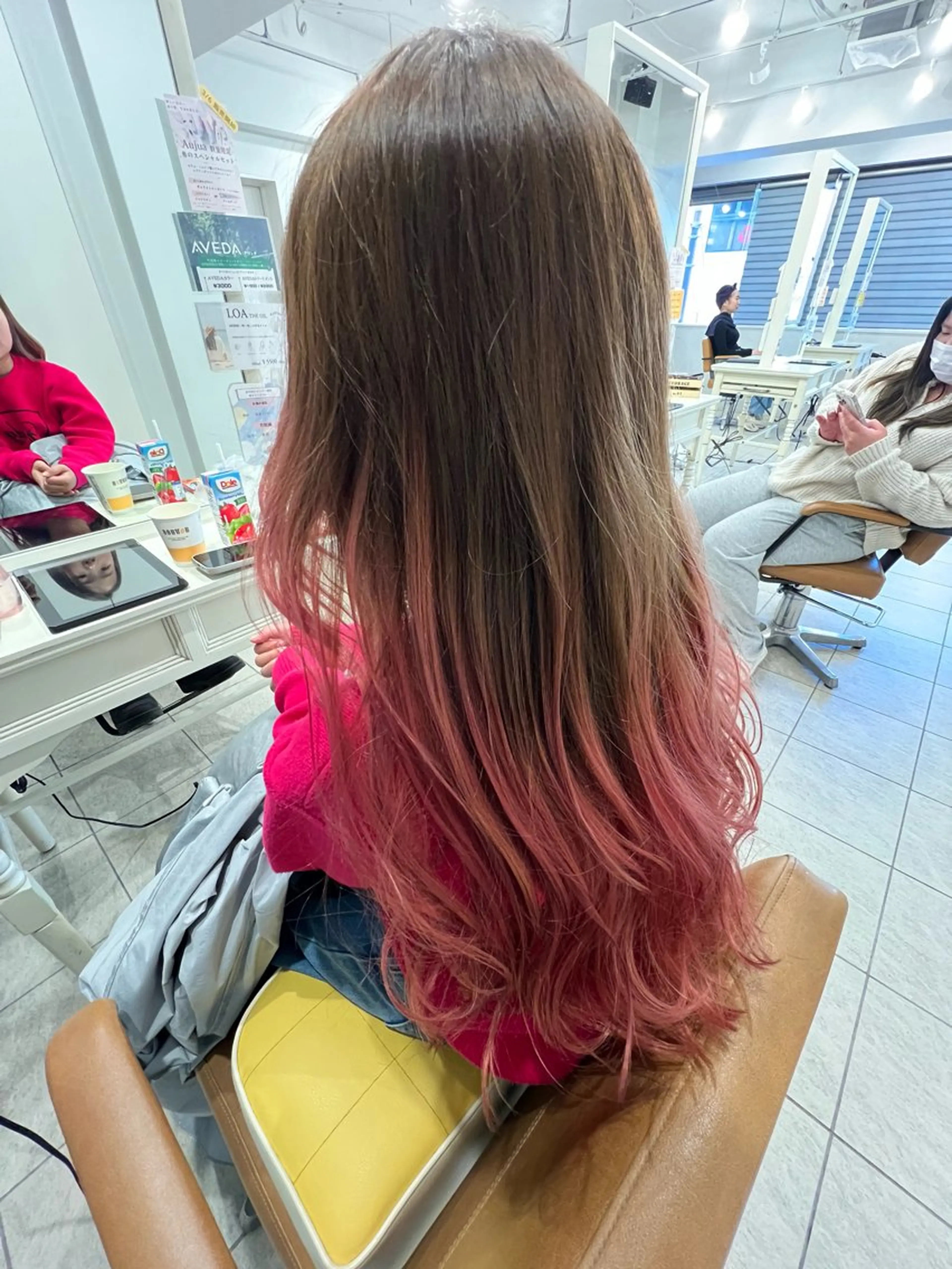 ロング カラー メンズカットグラデー ションカラー/ケイゴのヘアスタイル