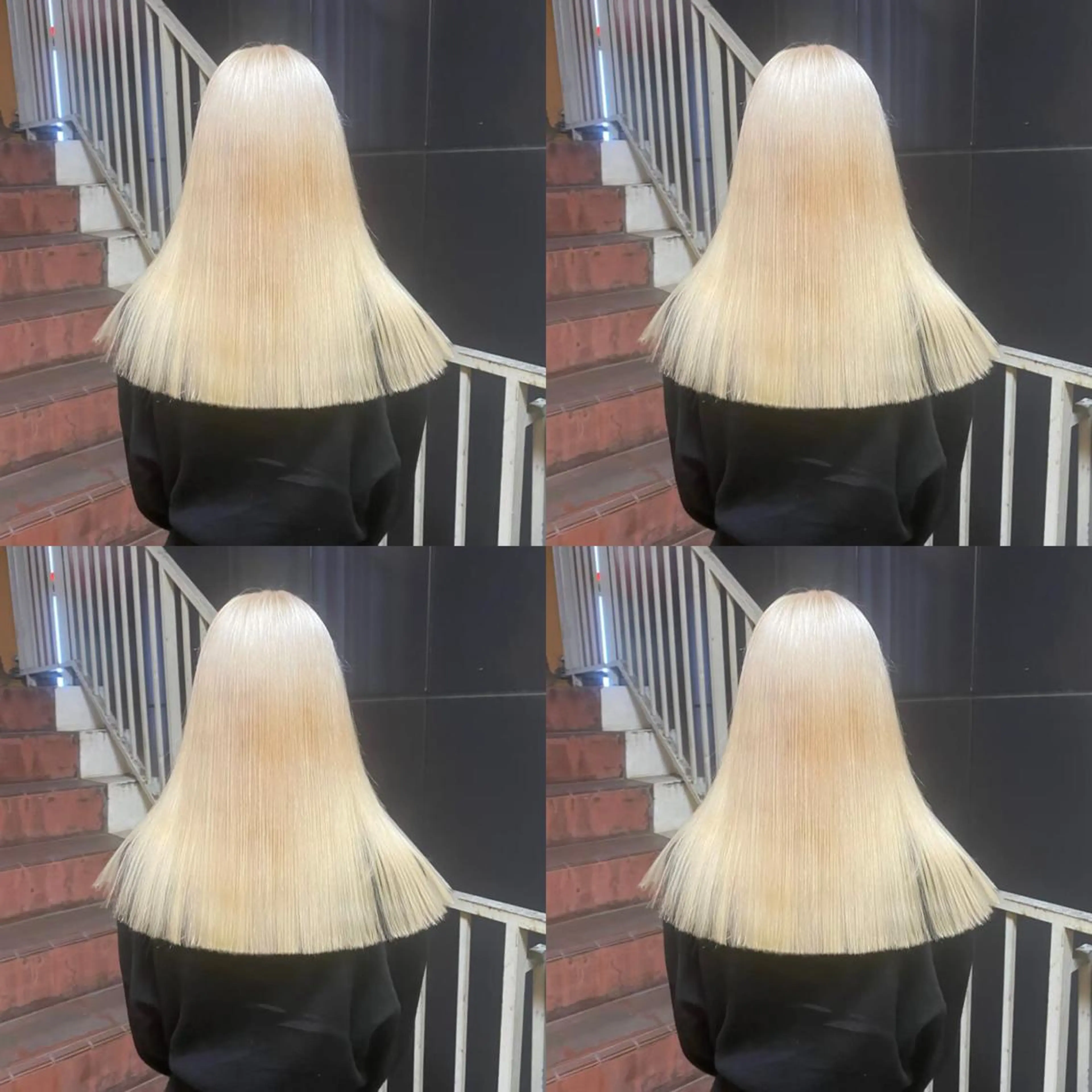 セミロング カラー ヘアアレンジ 💎韓国レイヤー ×エクステゆうま💎のヘアスタイル