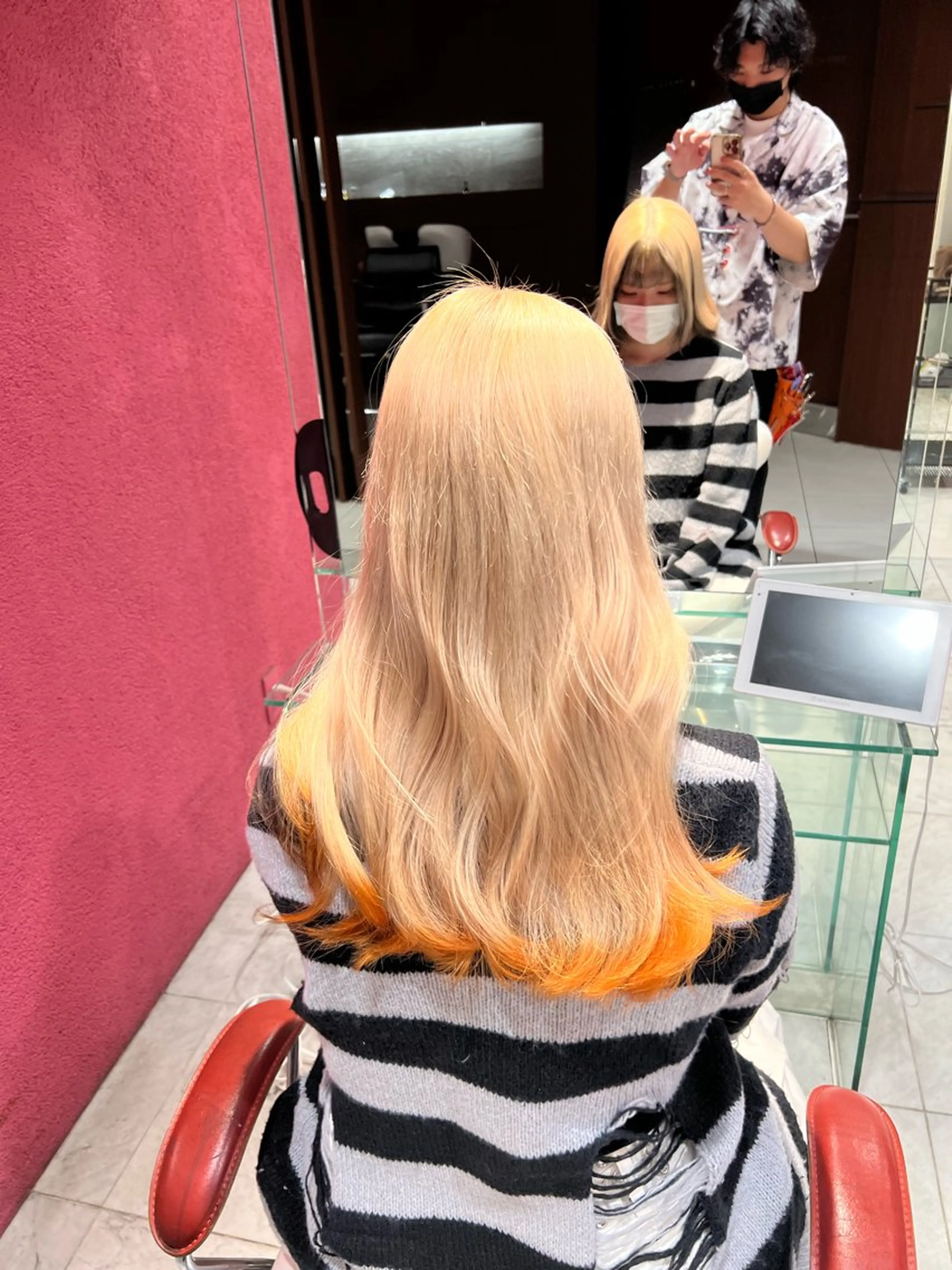 ミディアム ヘアカラー ⚠️激安ブリーチで 後悔してる方へ⚠️のヘアスタイル