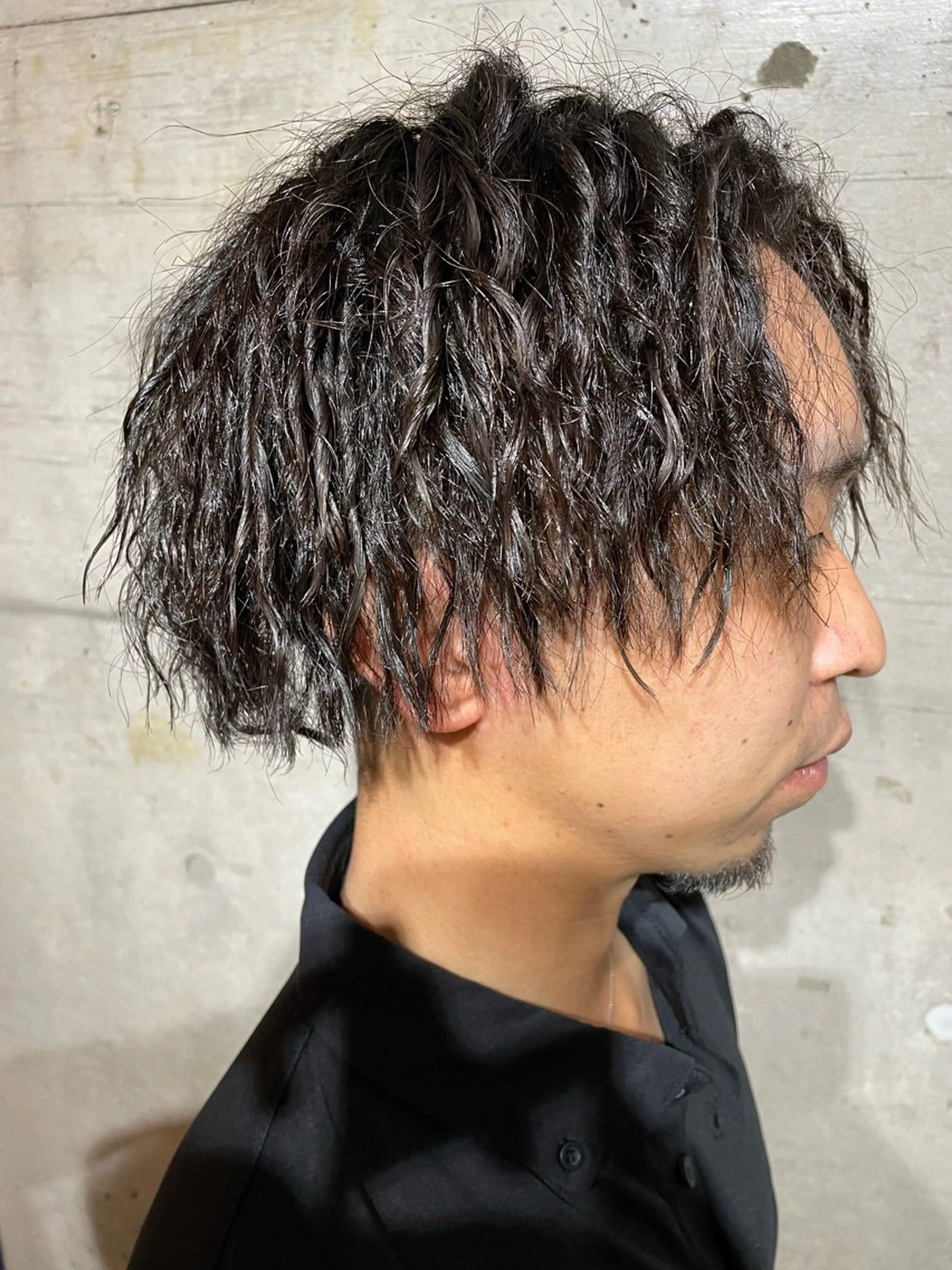 パーマ メンズ 坂本 勇将のヘアスタイル