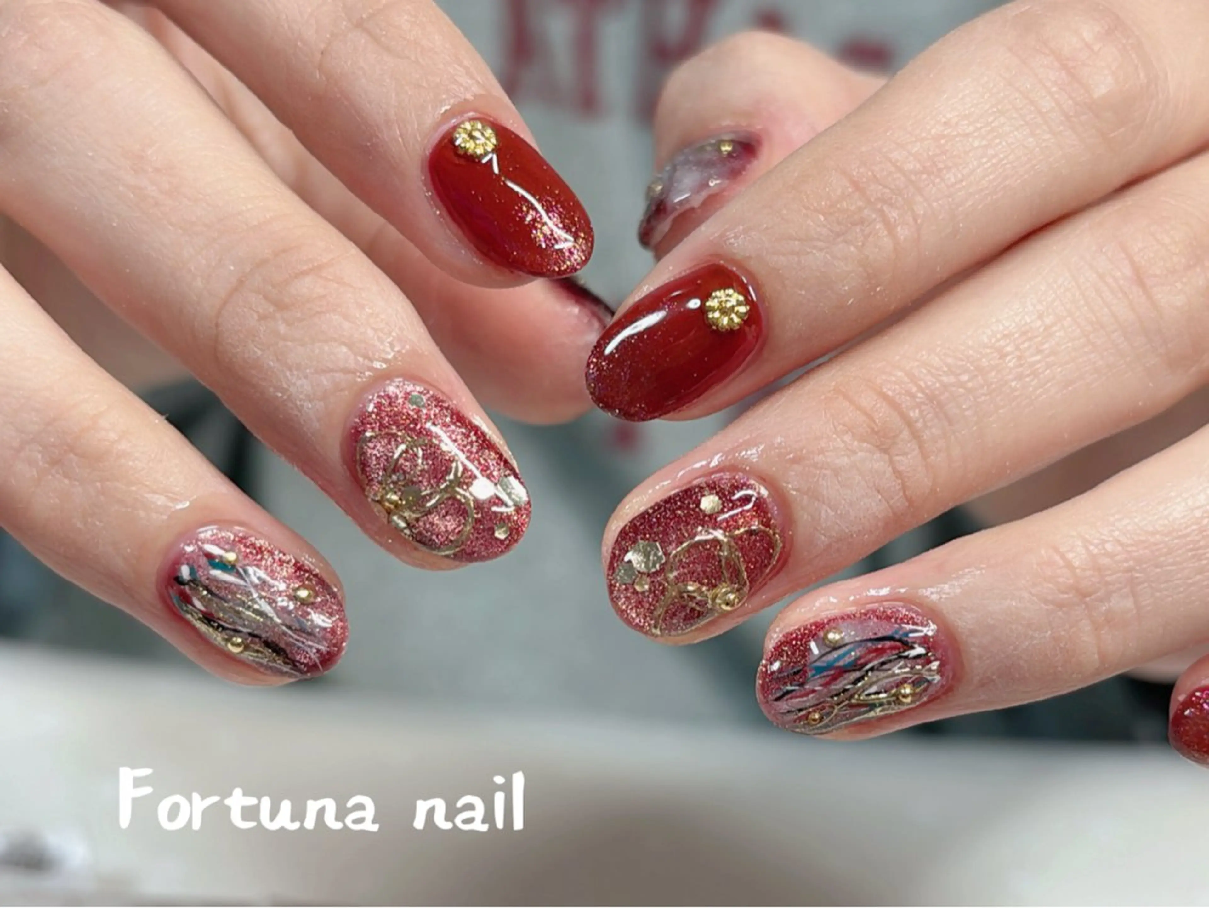 ネイル Nail •Head スパFortunaのネイルデザイン