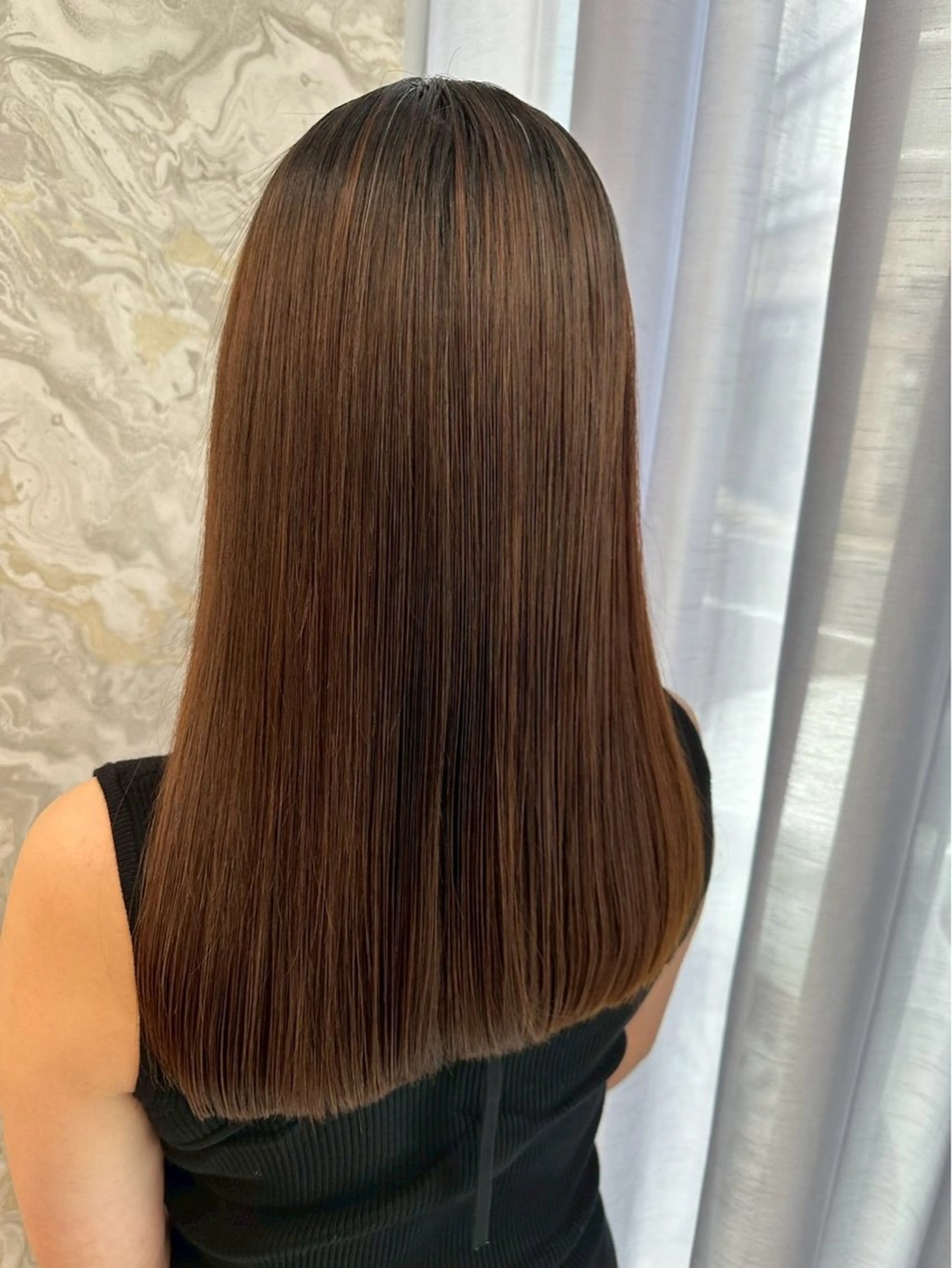 セミロング CoReまぁくん 癖毛お悩み専門のヘアスタイル