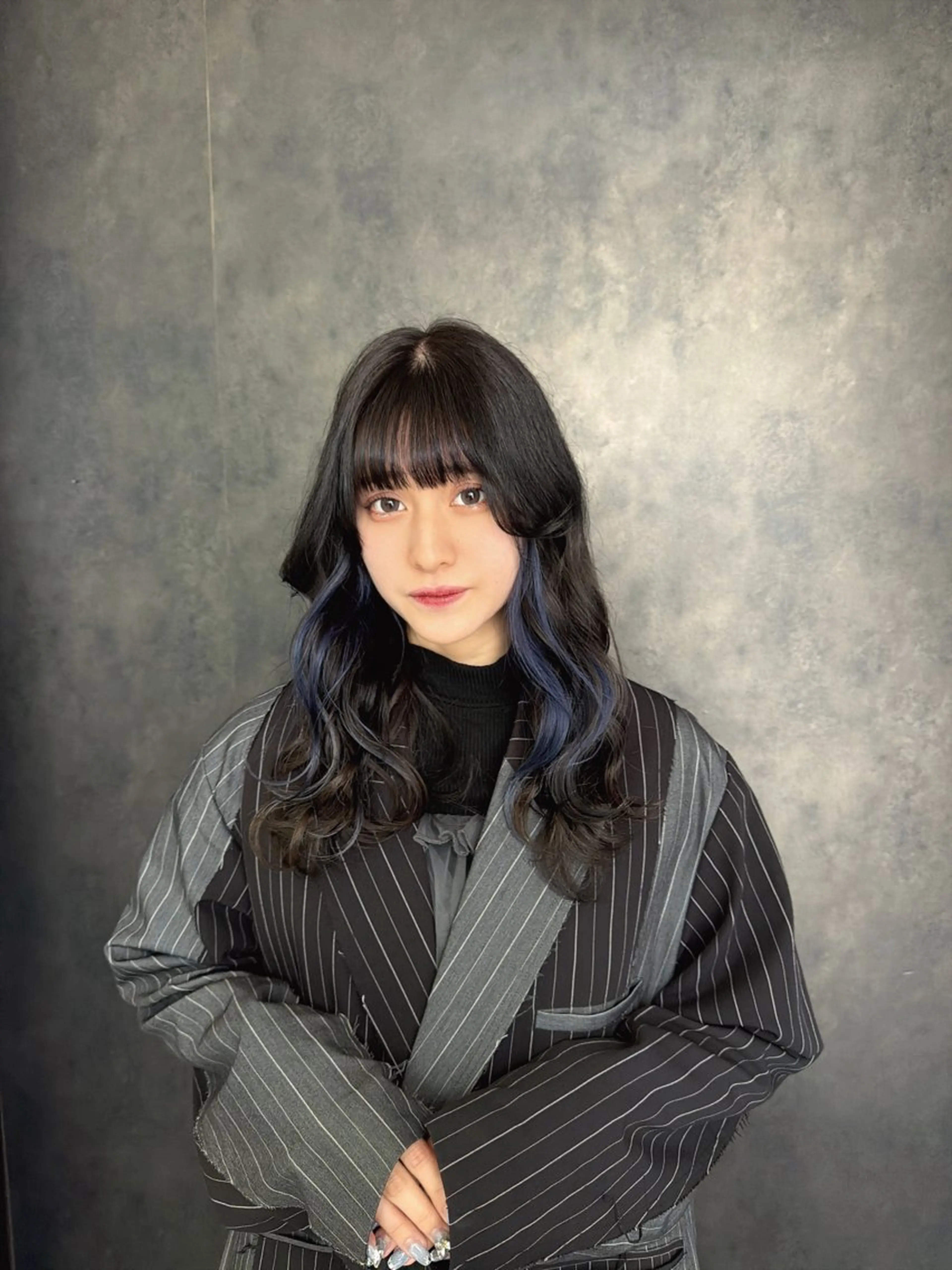 セミロング カラー インナーカラー 🫧Kirara 🫧透明感カラーのヘアスタイル