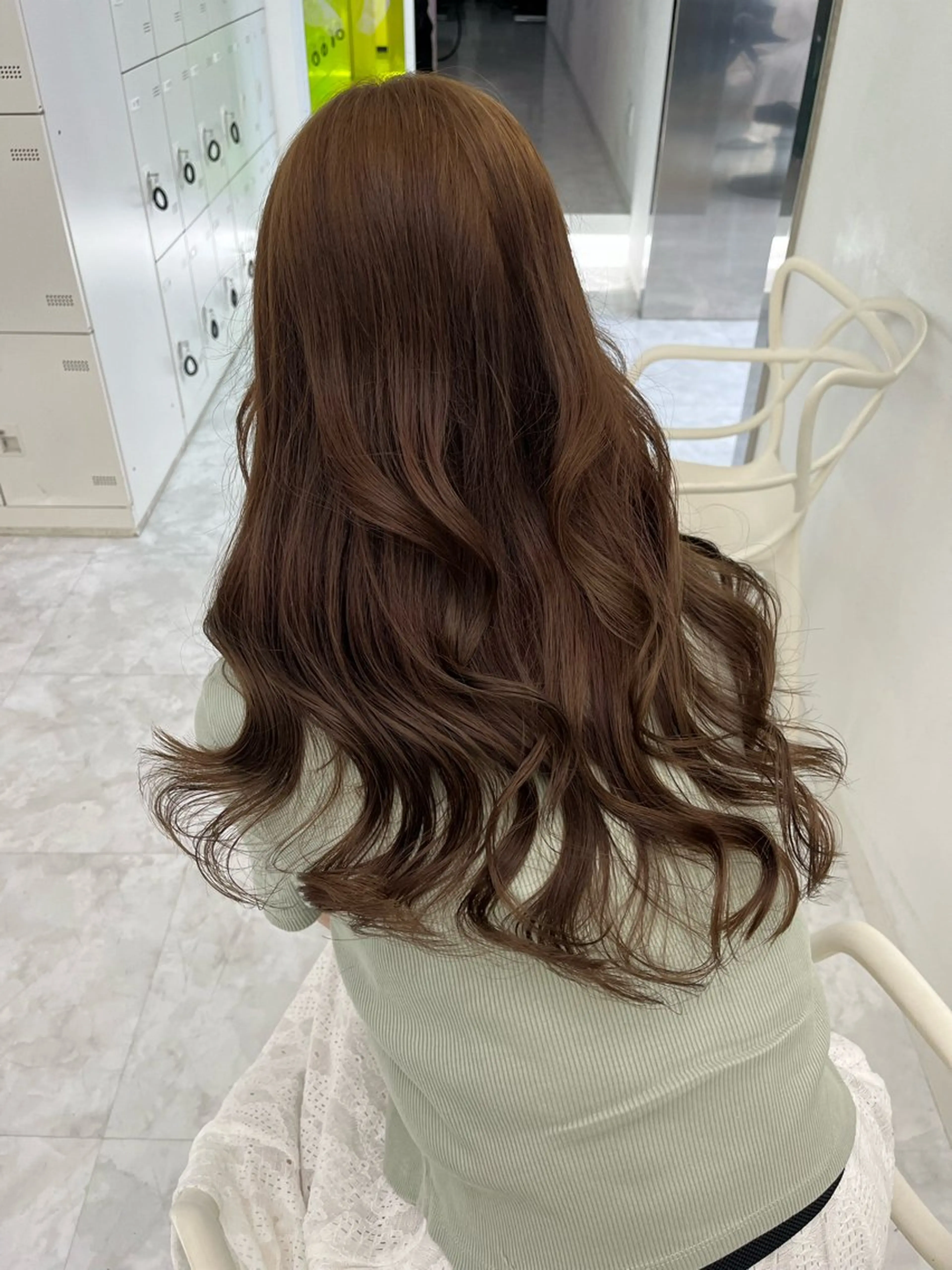 ロング カラー ヘアカラー トリートメント ヘッドスパ ヘアセット 韓国トレンドカット カラー🤍しゅうじのヘアスタイル