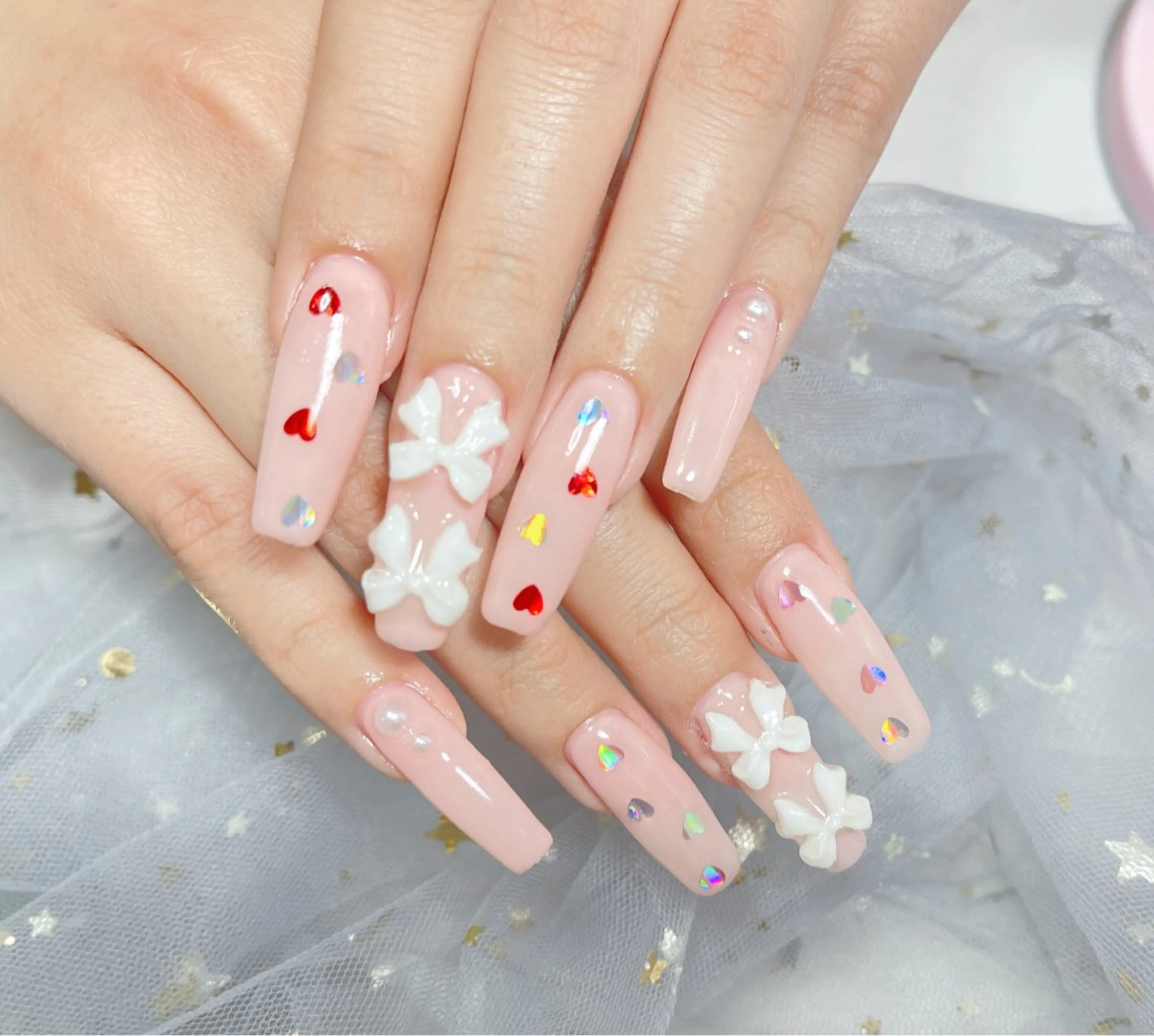 ネイル 🎀ネイルサロン エクラYUI🎀のネイルデザイン