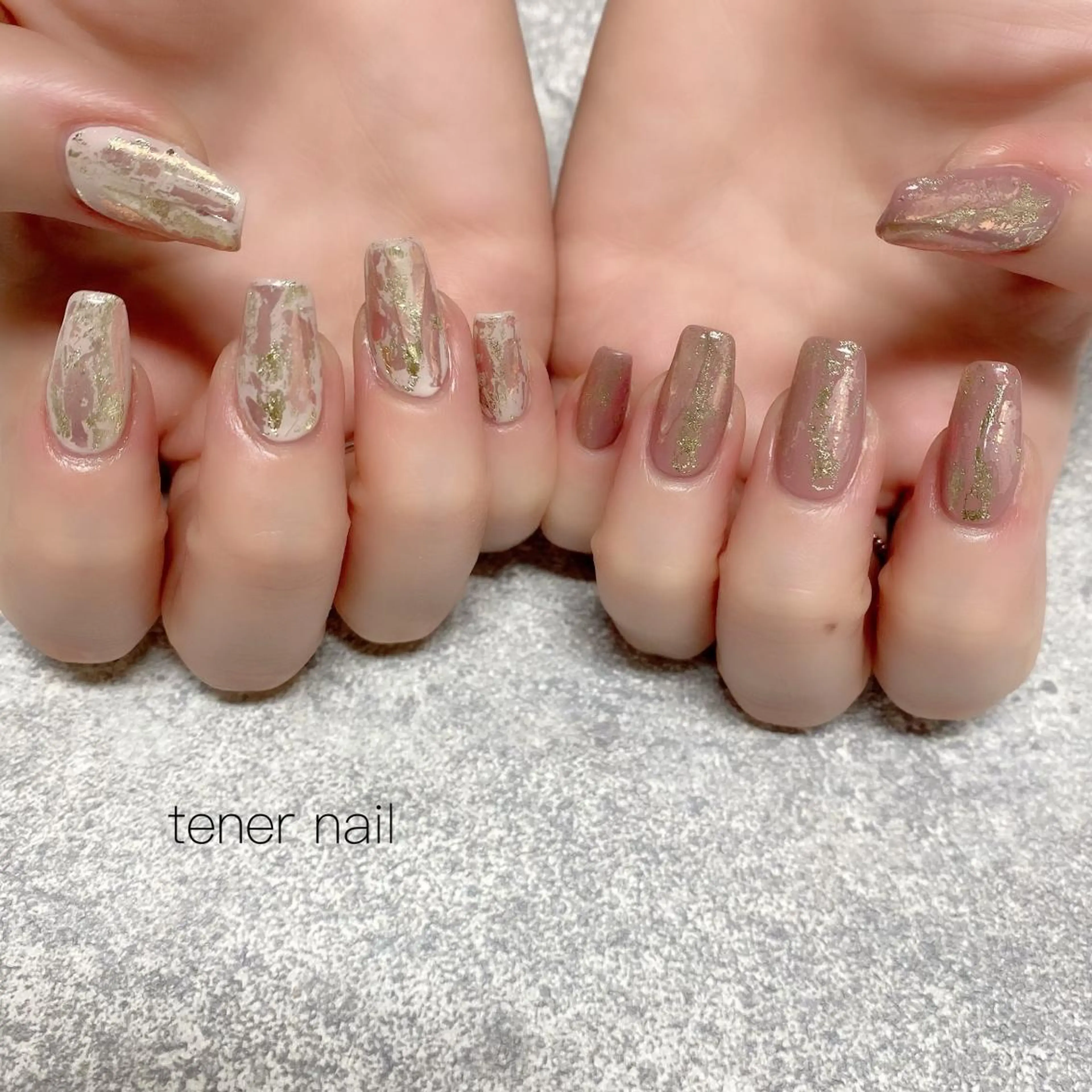 ネイル アートネイル ニュアンスネイル テネルネイル tener nailのネイルデザイン