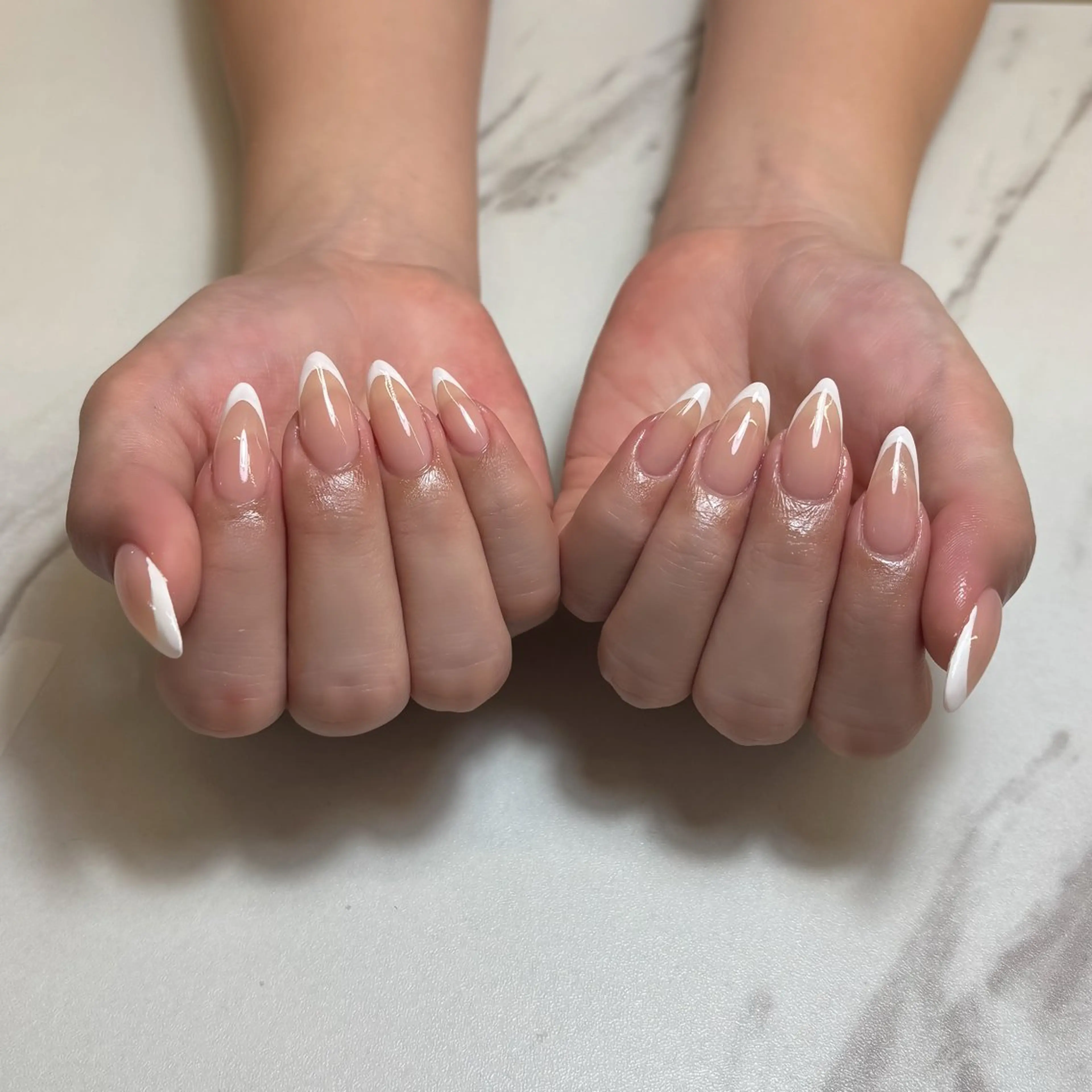 ネイル フレンチネイル マグネットネイル ニュアンスネイル ワンホンネイル zuki🌔nail ┆堺筋本町・心斎橋のネイルデザイン
