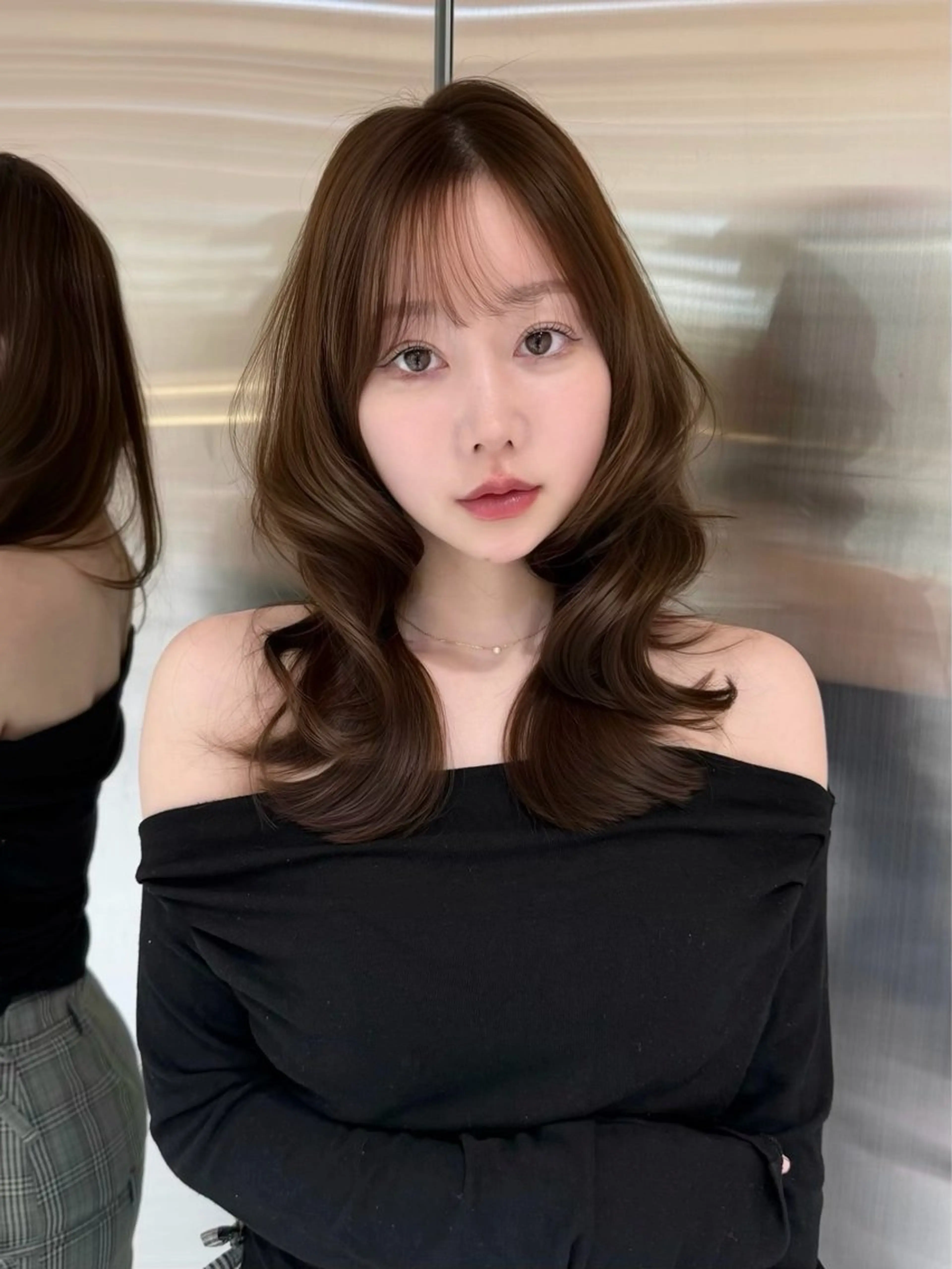 🎀4月ご新規様限定🎀小顔似合わせカット+艶カラー+ダメージ補修付2stepトリートメントの写真