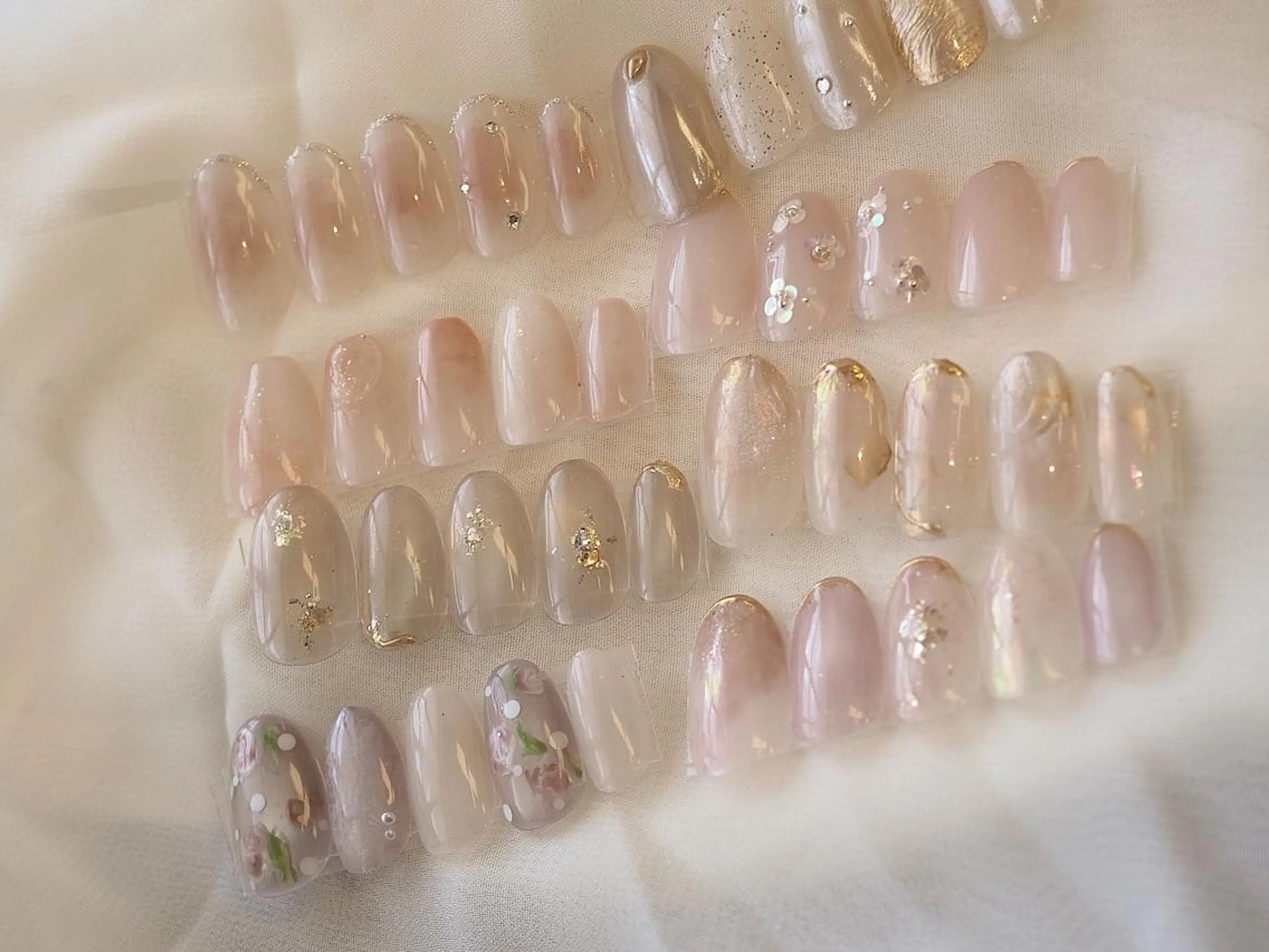 ネイル 春ネイル ハンドネイル 田中 （ネイリスト）のネイルデザイン