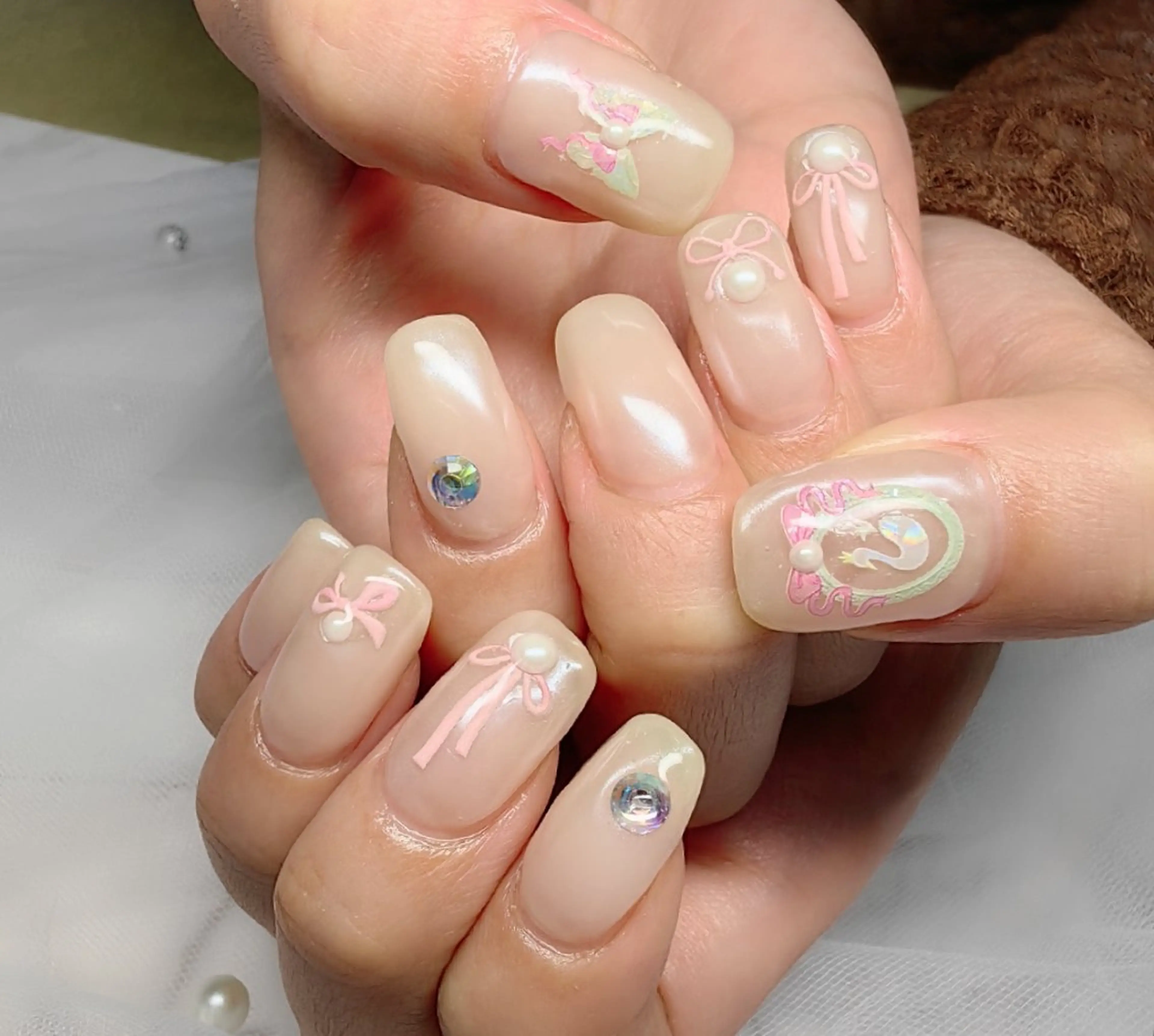 ネイル 持ち込み ハンドネイル reve あやののネイルデザイン