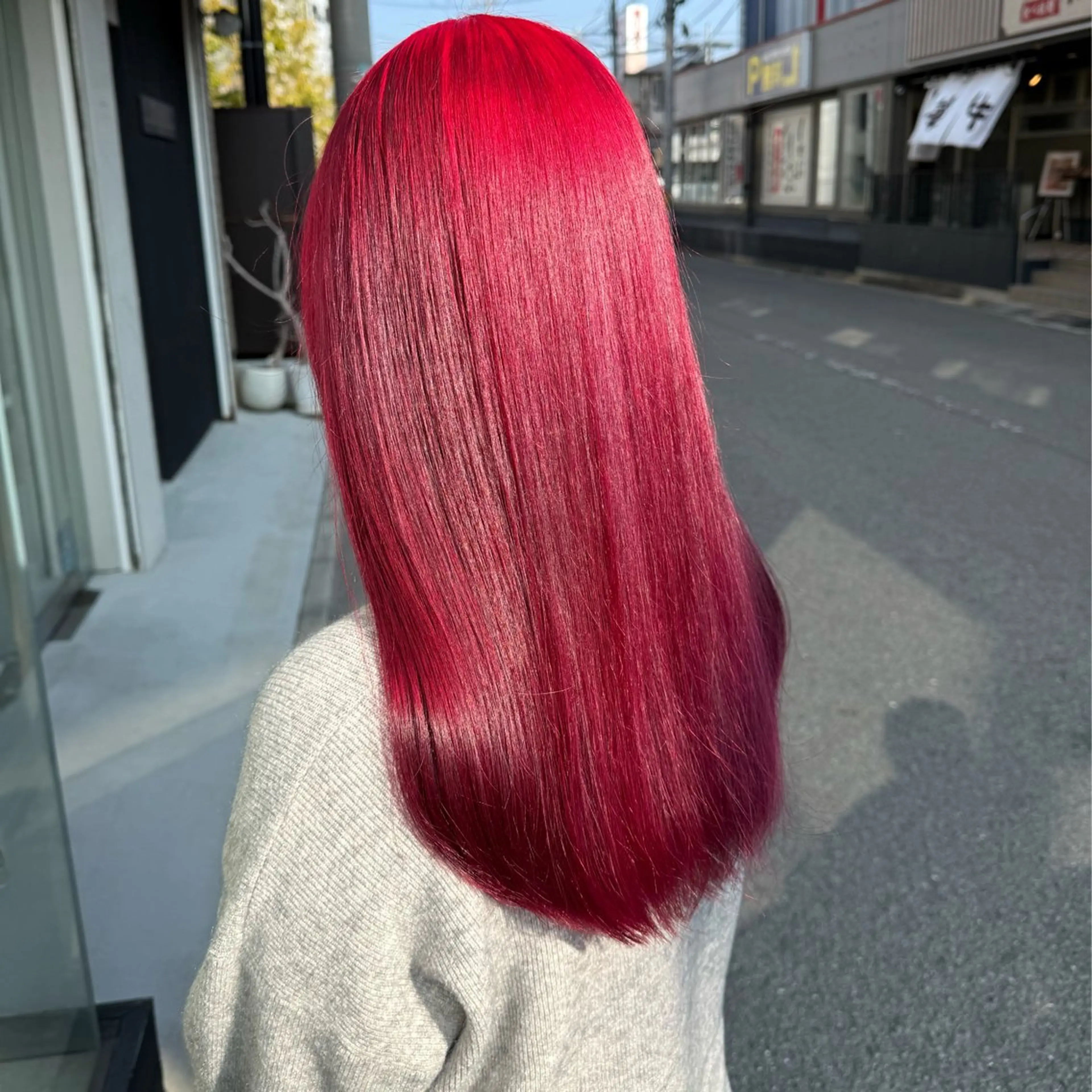 ロング カラー 惣木 菜穂のヘアスタイル