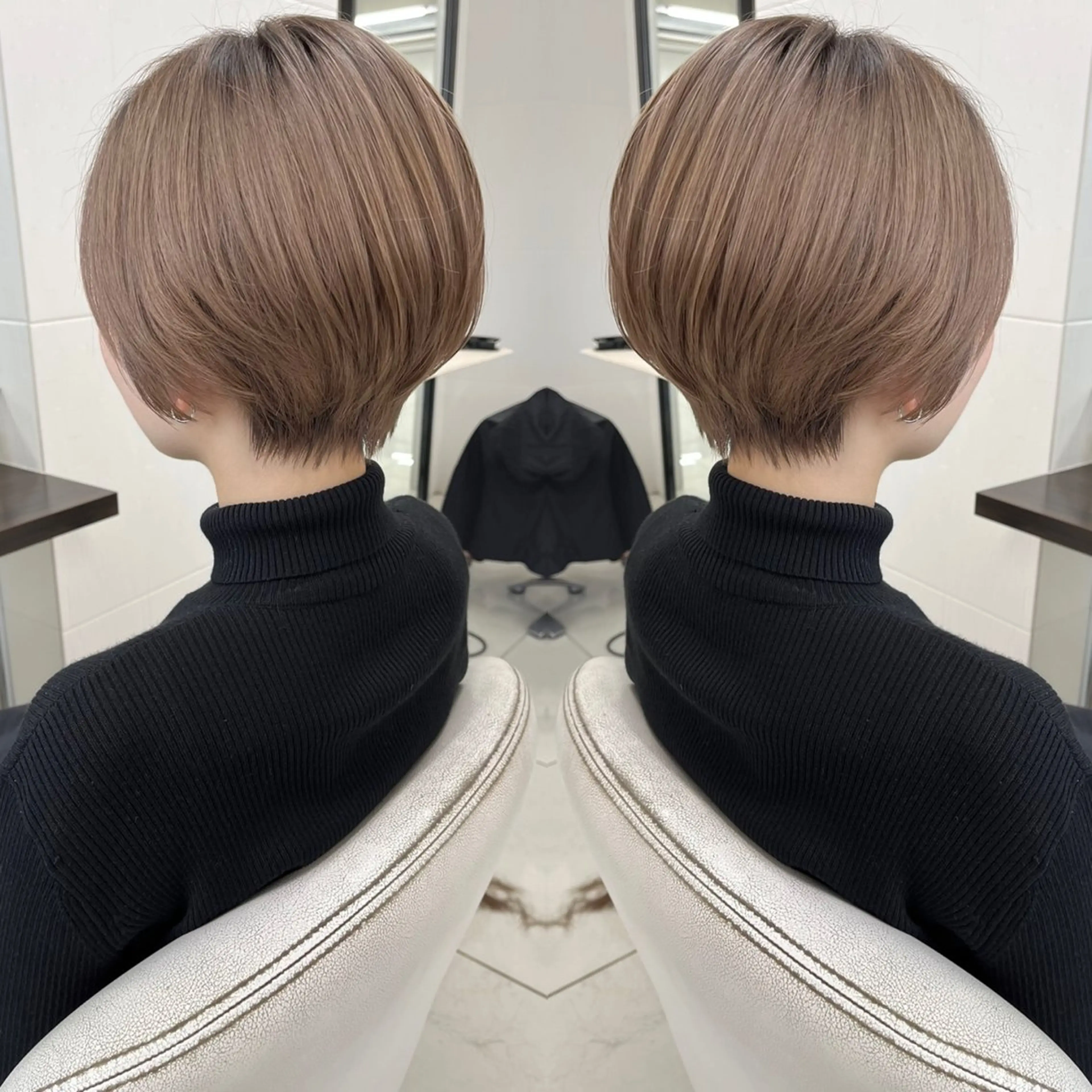 ショート カラー 似合わせカット カット ヘアカラー トリートメント ハタケヤマヨシキ ／BOOTHのヘアスタイル