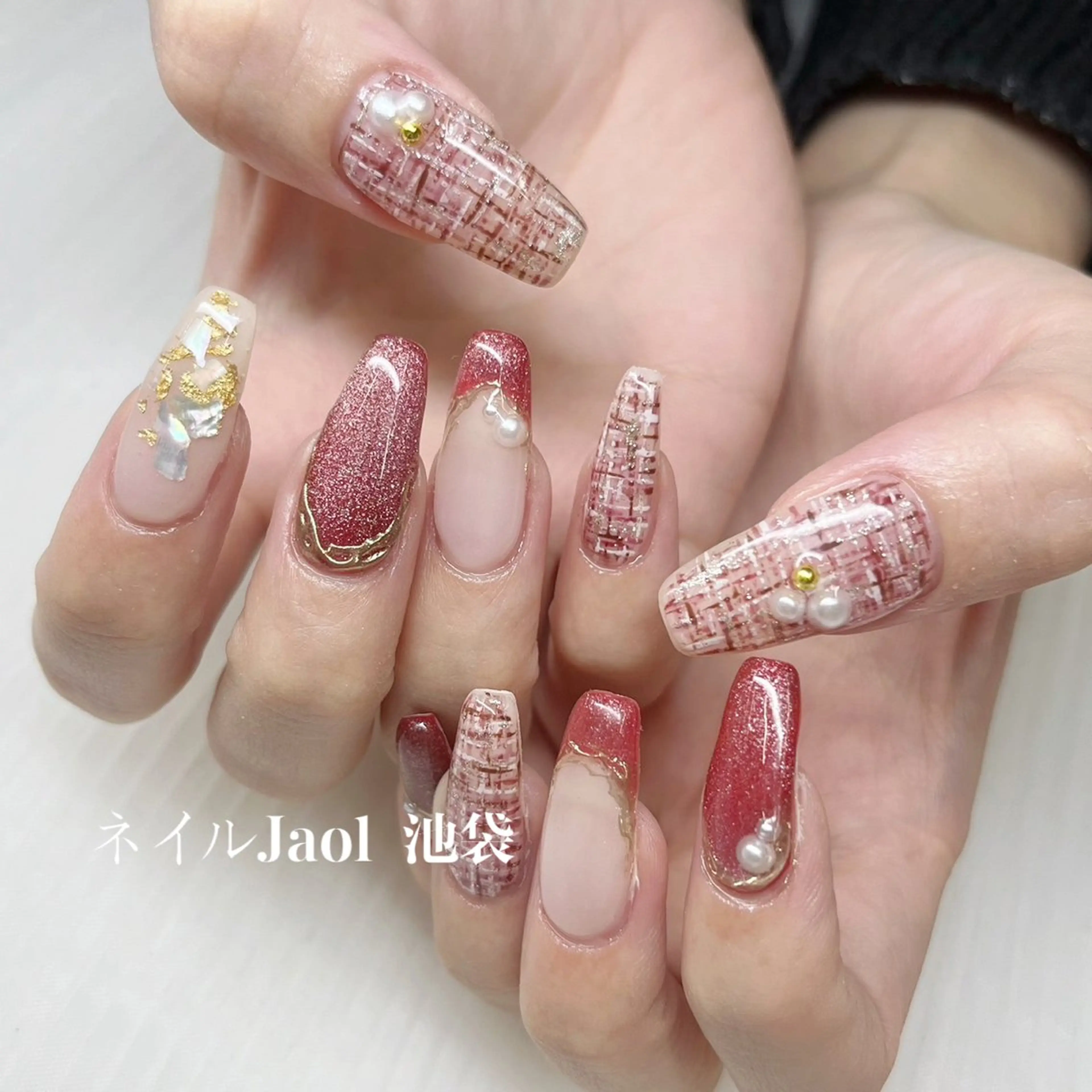 ロング ネイルJaol 池袋のネイルデザイン