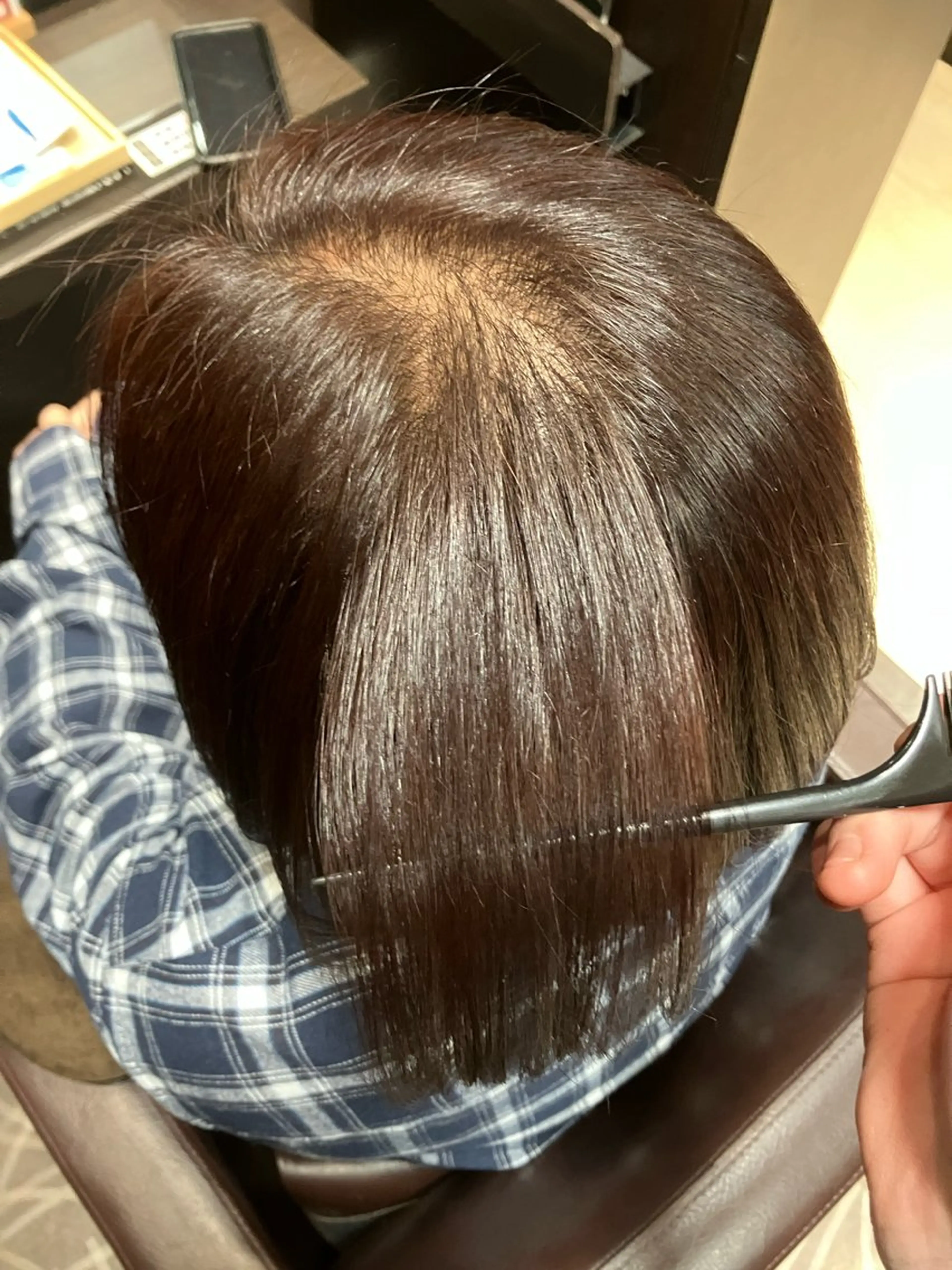 ショート カラー ブラウンカラー レッドカラー レッドブラウン 小池 穂果/ 府中のヘアスタイル